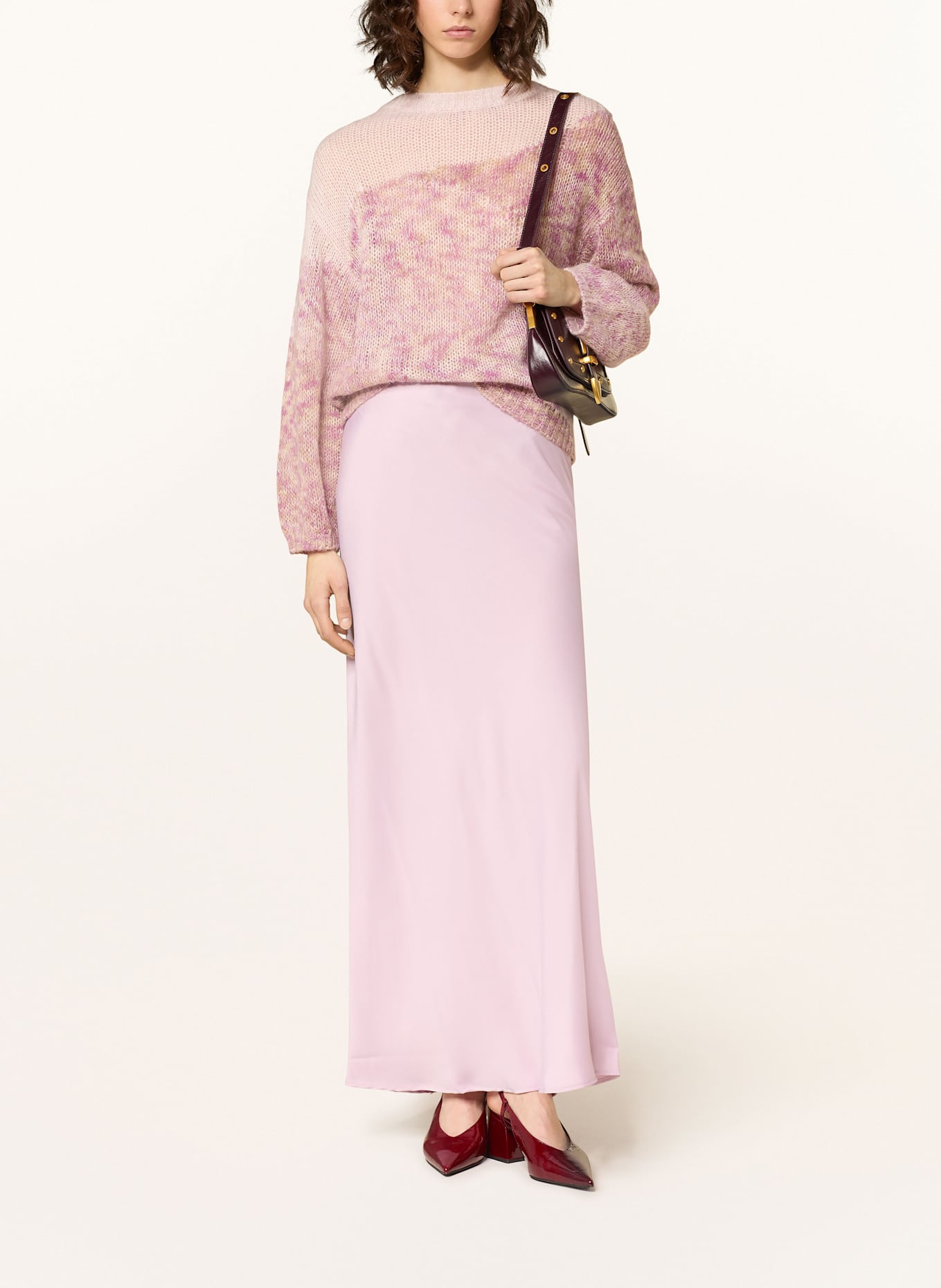 BOSS Pullover FARGOVIA: ROSÉ/ BEIGE