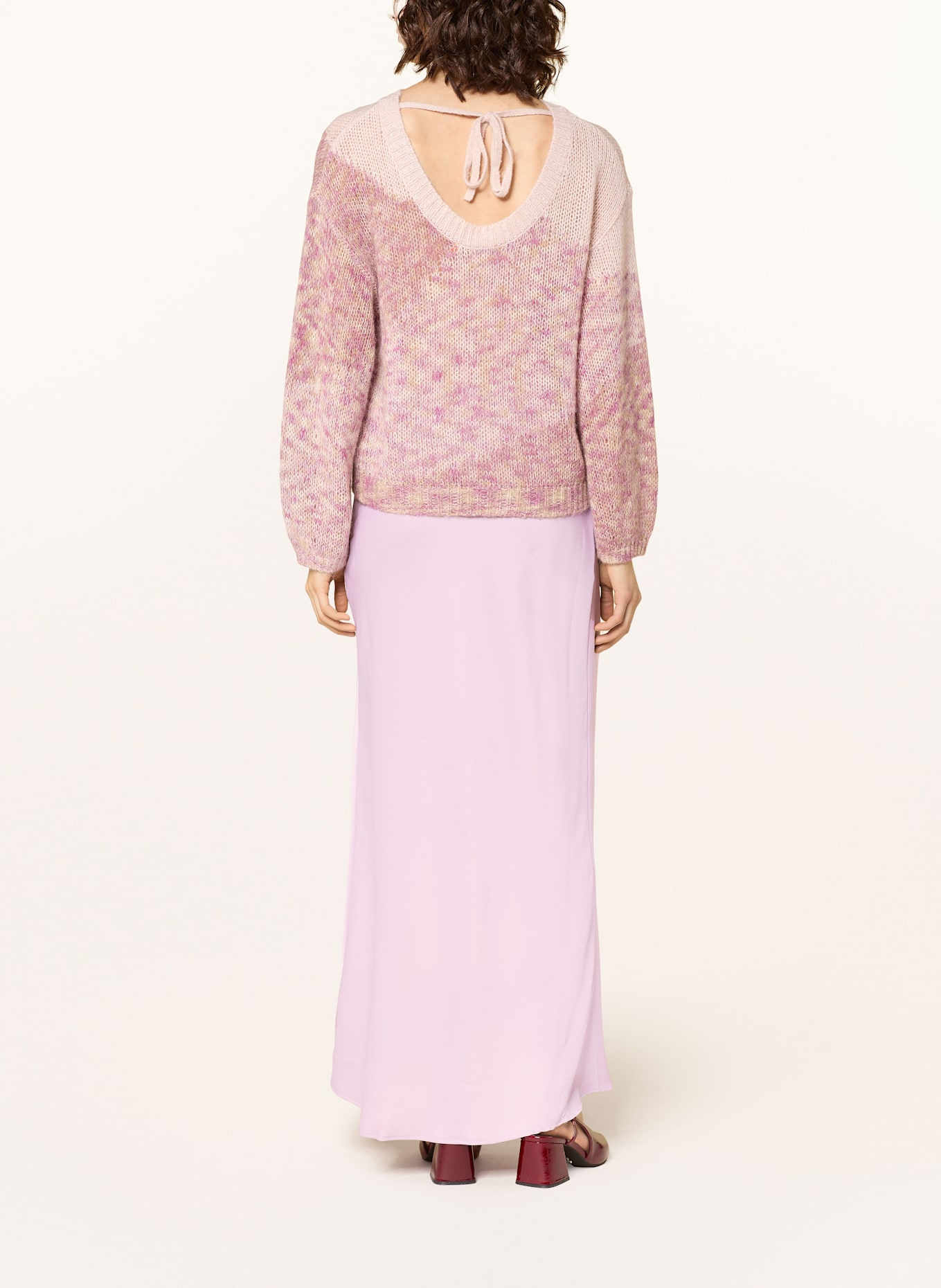 BOSS Pullover FARGOVIA: ROSÉ/ BEIGE