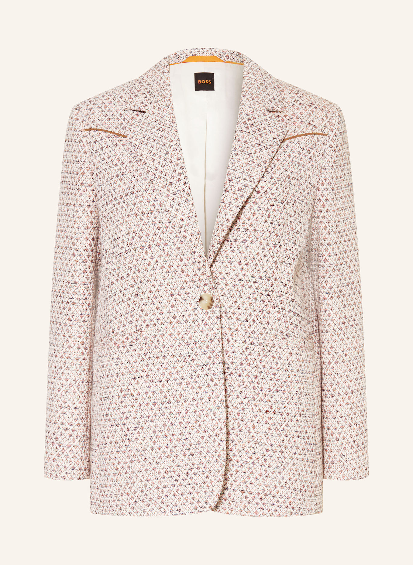 BOSS Blazer JASOLA: WEISS/ BLAUGRAU/ ROT