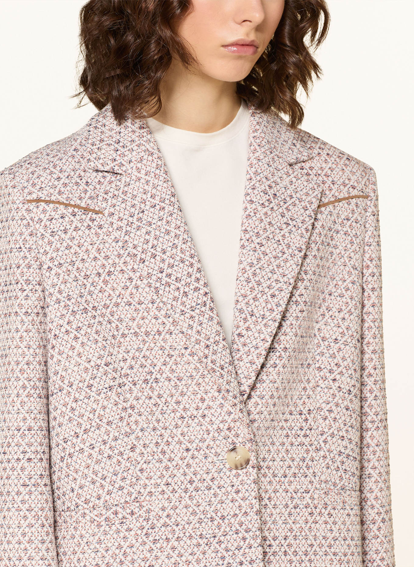 BOSS Blazer JASOLA: WEISS/ BLAUGRAU/ ROT