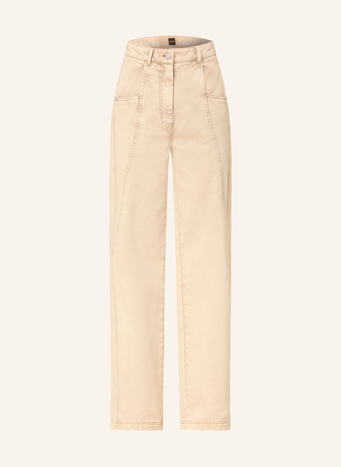 BOSS Straight Jeans MARLINA: 222 RUST/COPPER