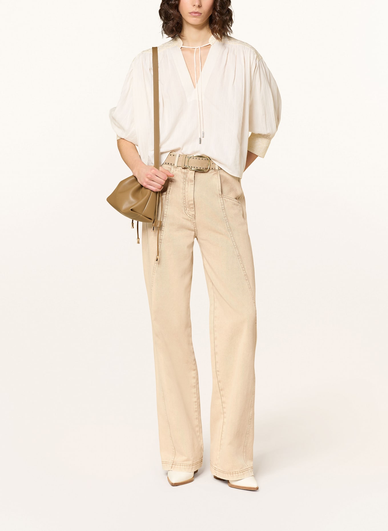 BOSS Straight Jeans MARLINA: 222 RUST/COPPER