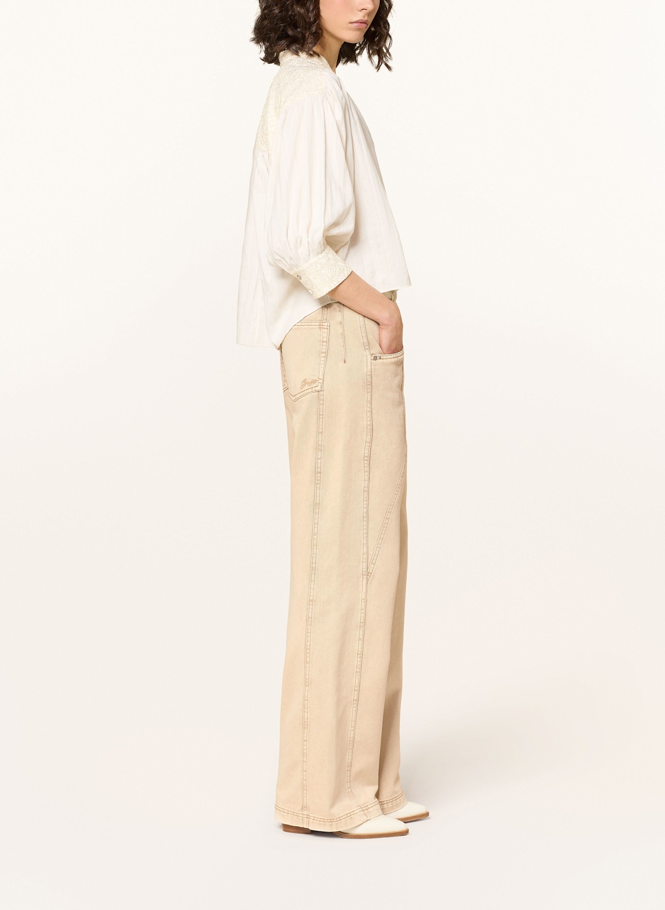 BOSS Straight Jeans MARLINA: 222 RUST/COPPER