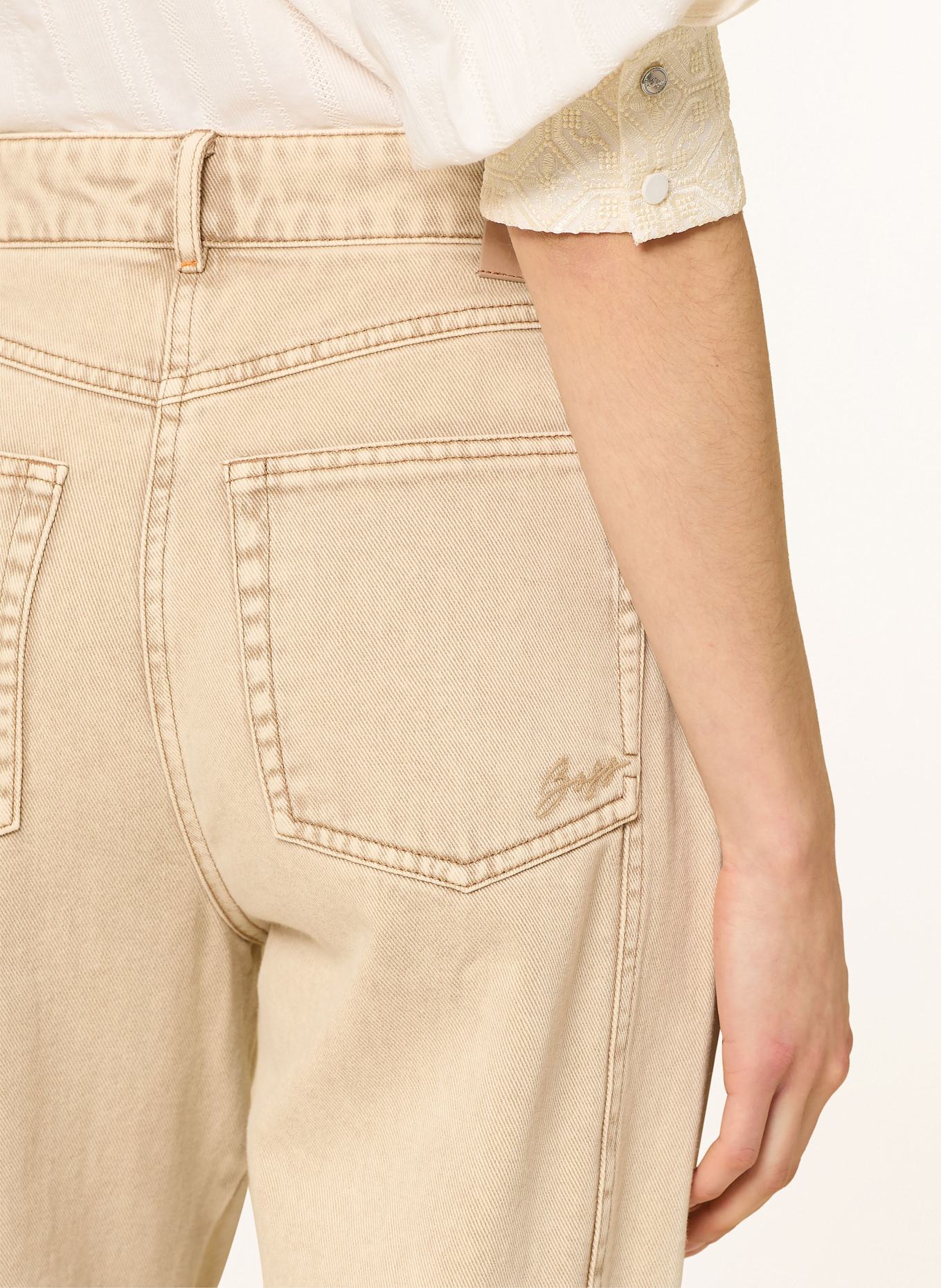 BOSS Straight Jeans MARLINA: 222 RUST/COPPER