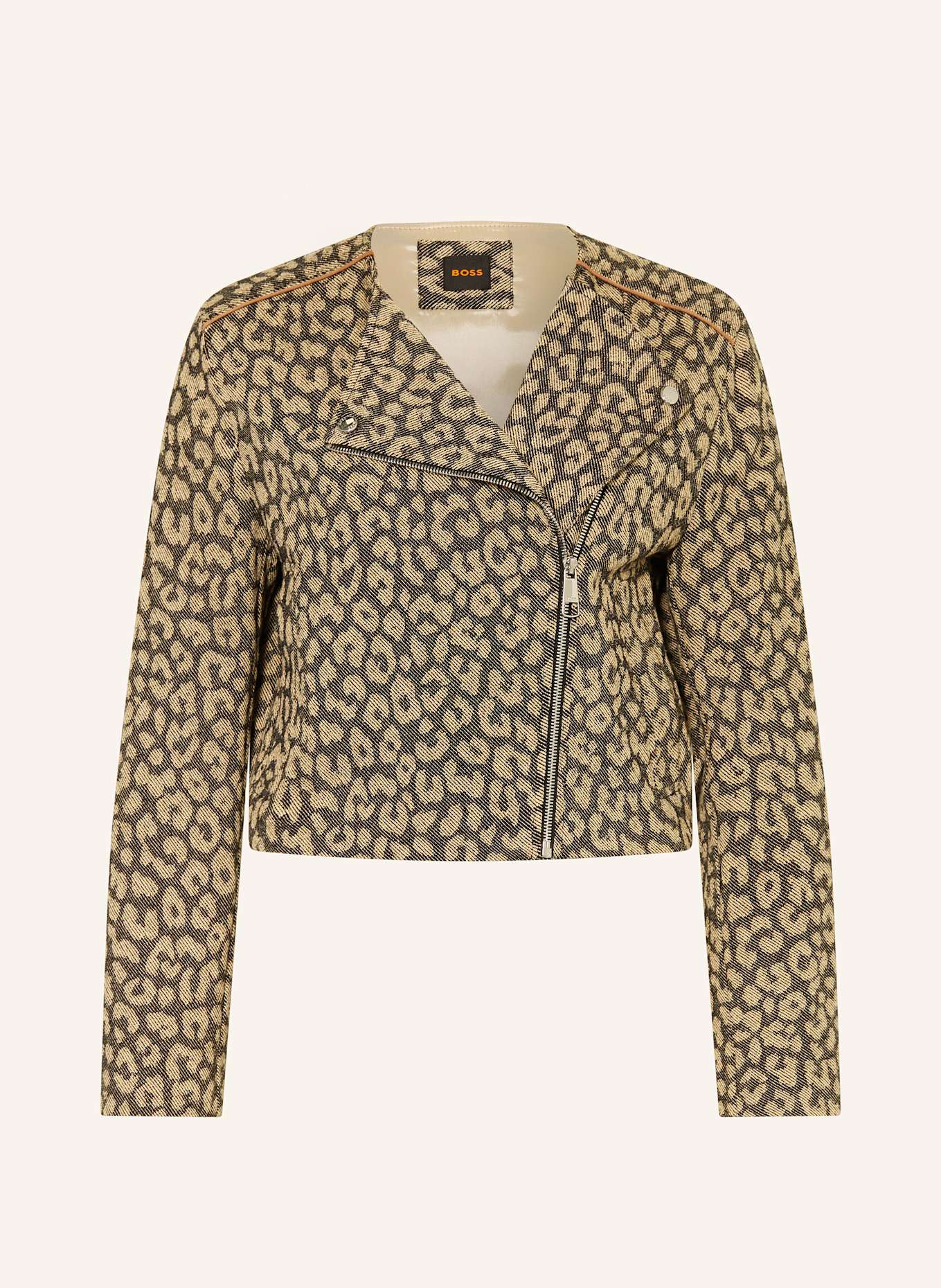 BOSS Jacke JALEO: BEIGE/ SCHWARZ
