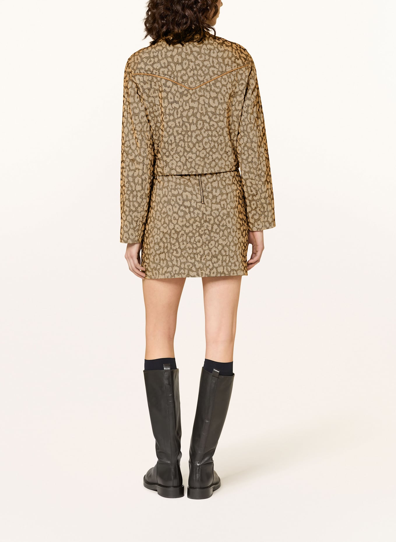 BOSS Jacke JALEO: BEIGE/ SCHWARZ
