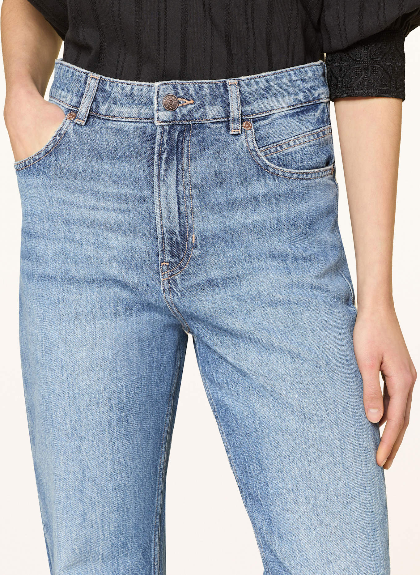 BOSS Straight jeans Out ADA: 403 DARK BLUE