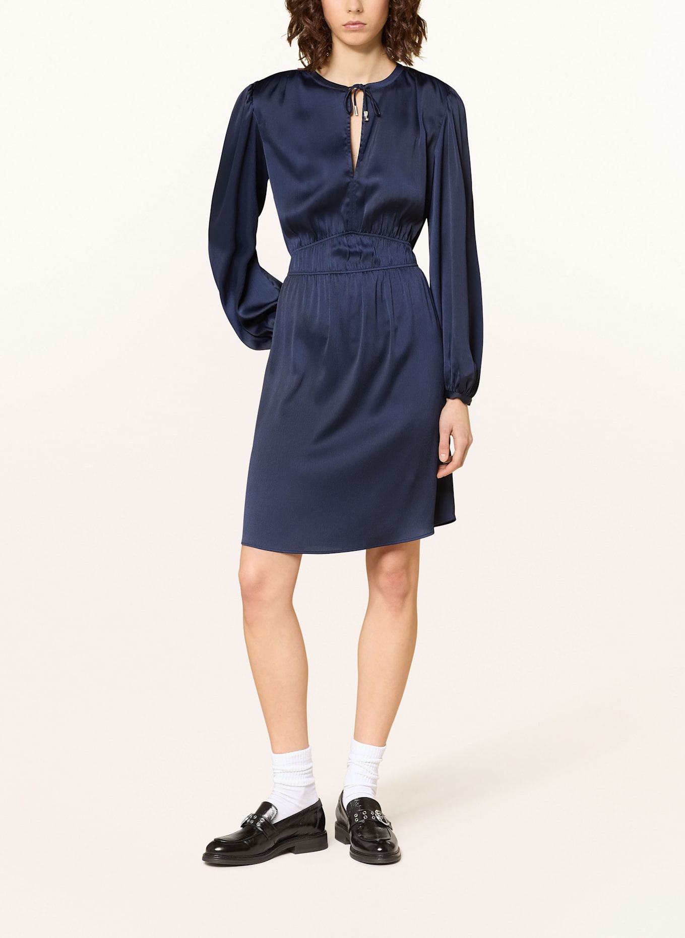 BOSS Kleid DECLY: DUNKELBLAU