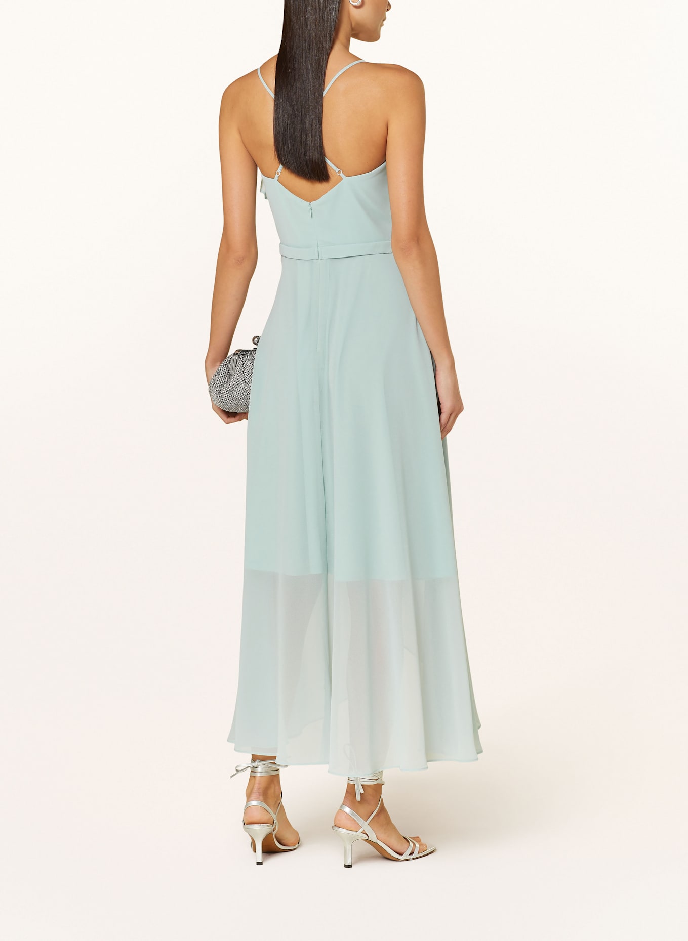 VM Vera Mont Cocktailkleid mit Volants: MINT