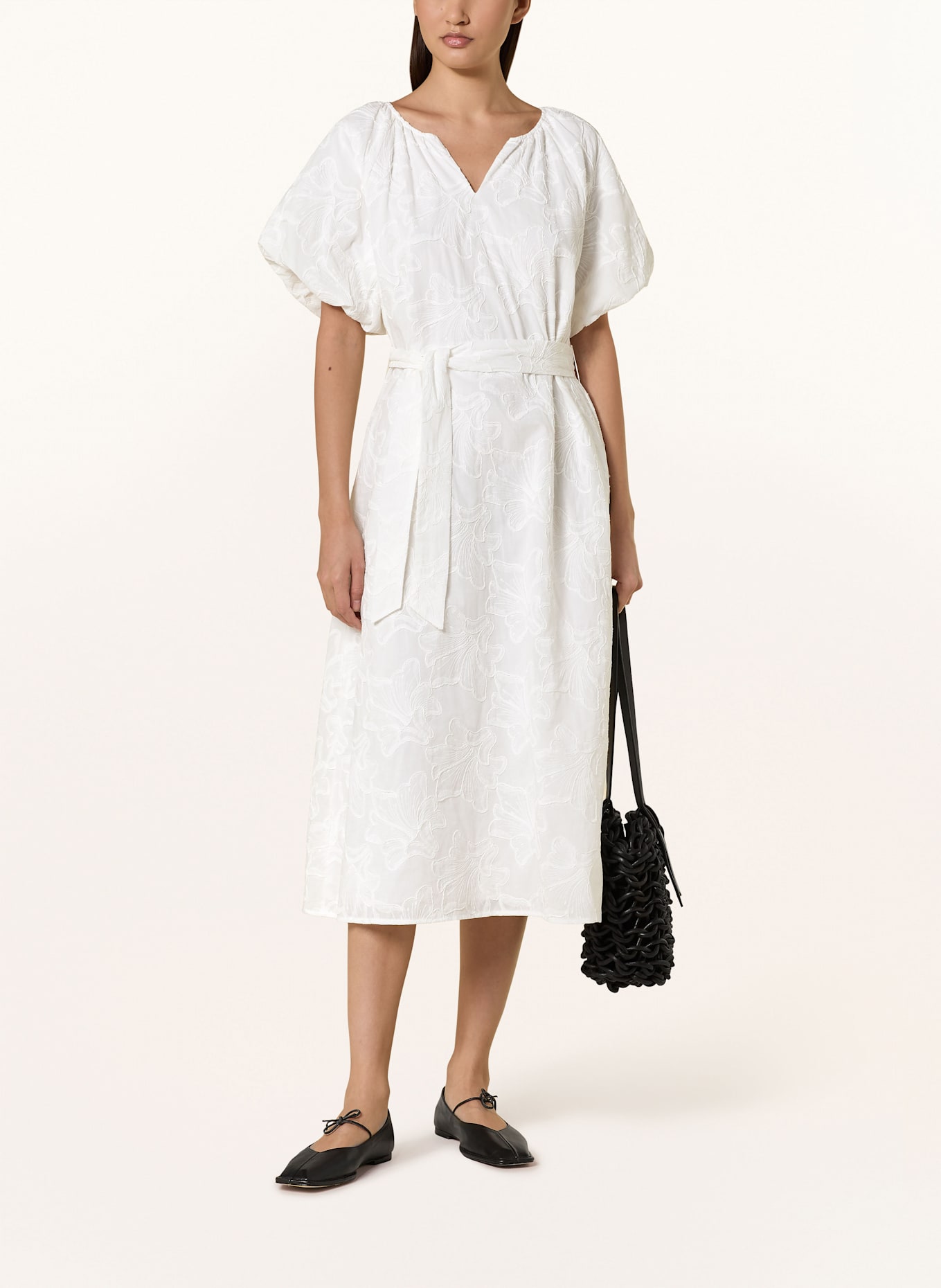 comma Kleid: WEISS