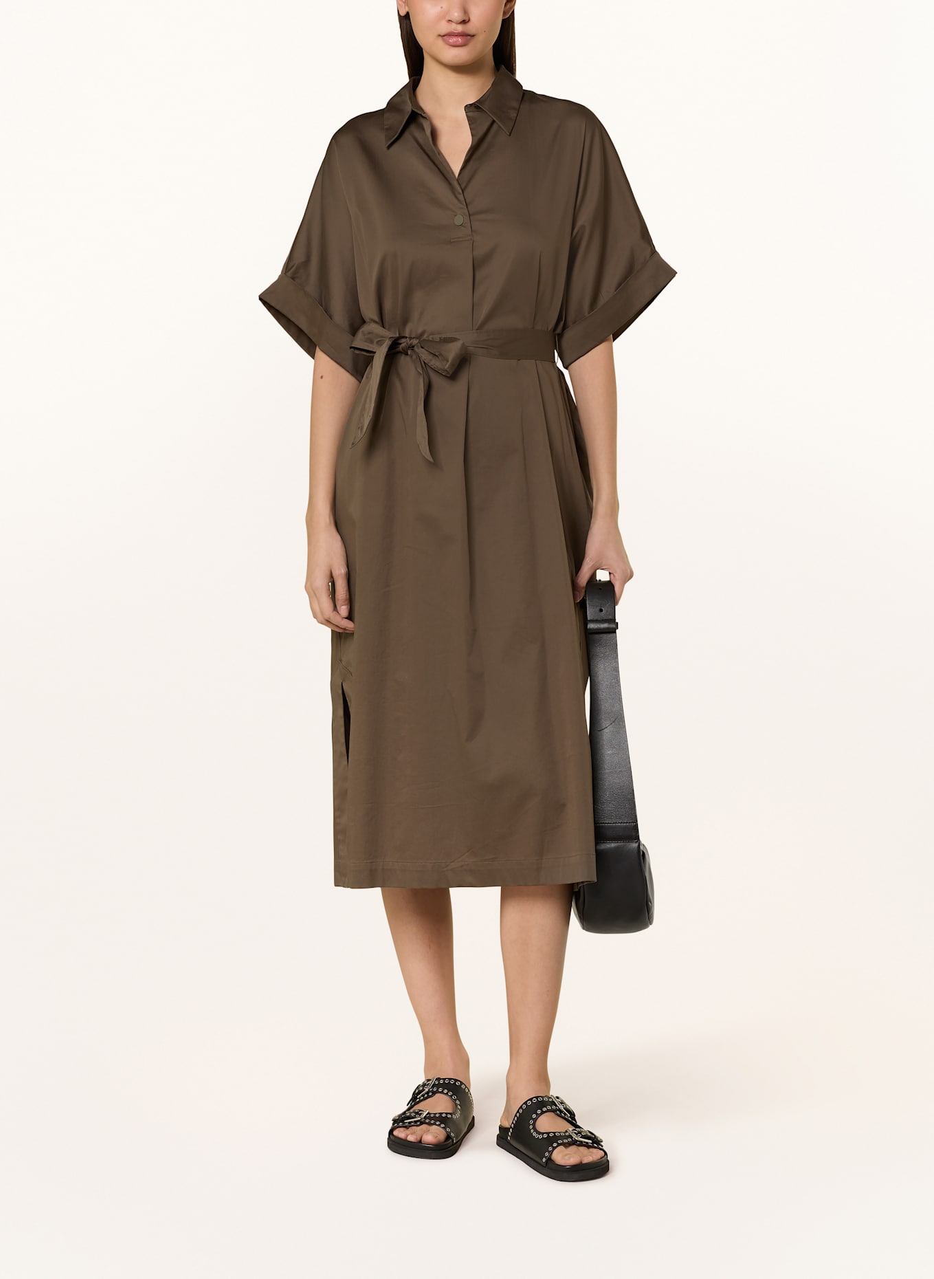 comma Hemdblusenkleid: BRAUN
