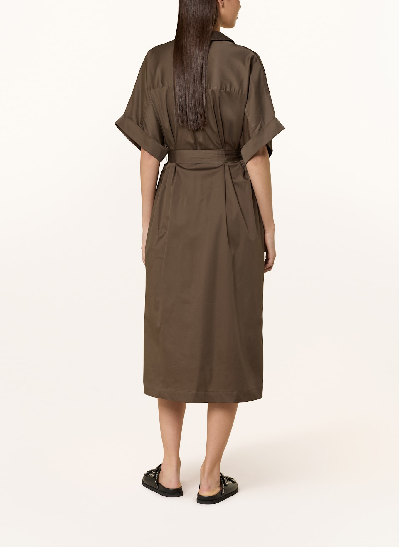 comma Hemdblusenkleid: BRAUN