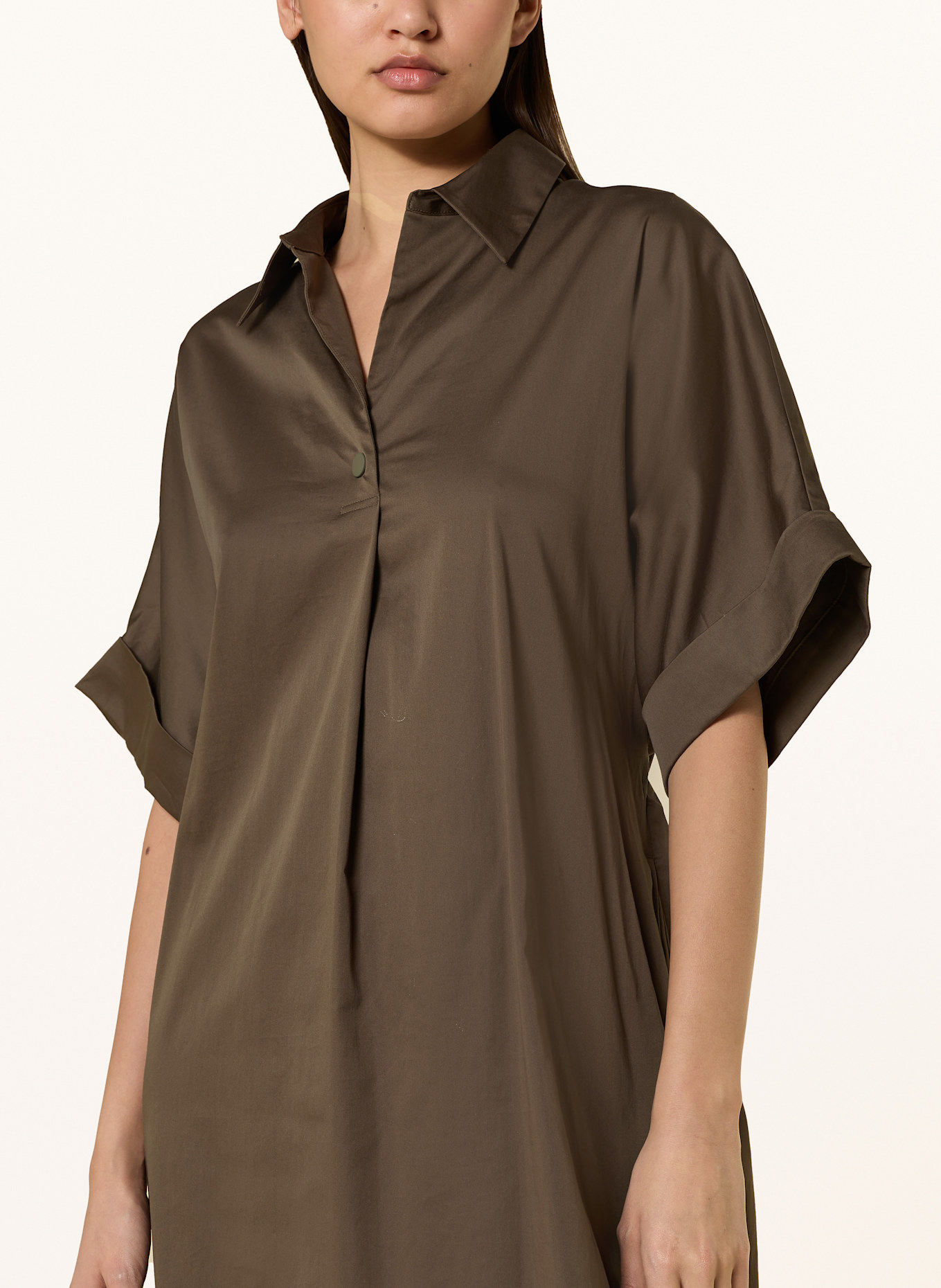comma Hemdblusenkleid: BRAUN