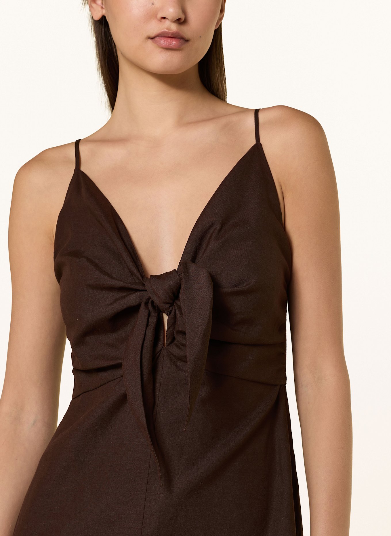 comma Kleid: DUNKELBRAUN