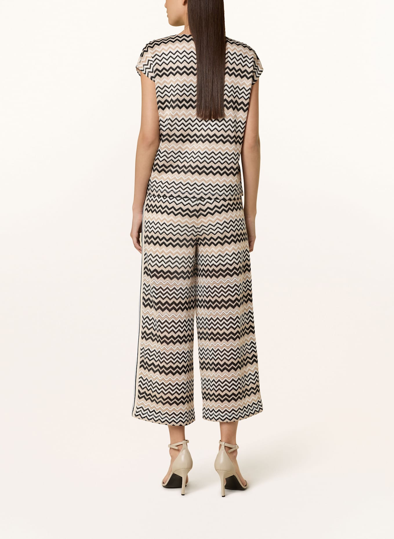 comma T-Shirt: WEISS/ BEIGE/ SCHWARZ