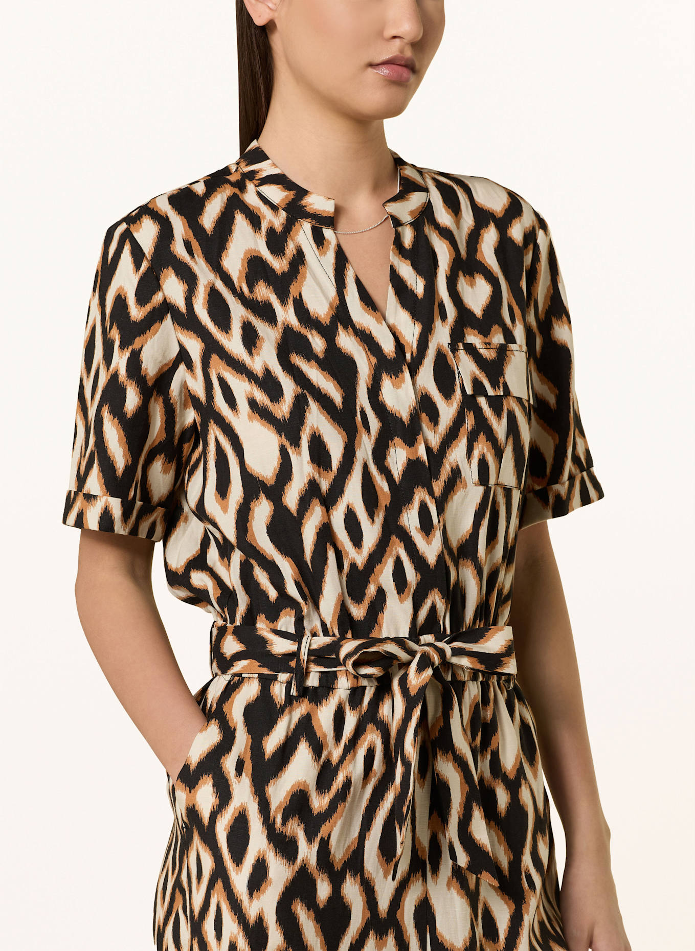 comma Jumpsuit: Jumpsuit with glitter thread