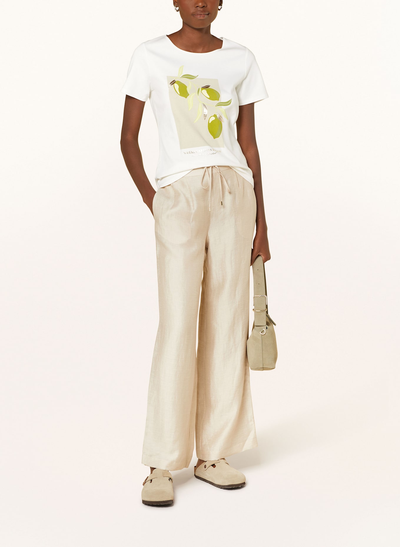 s.Oliver BLACK LABEL T-shirt: WHITE