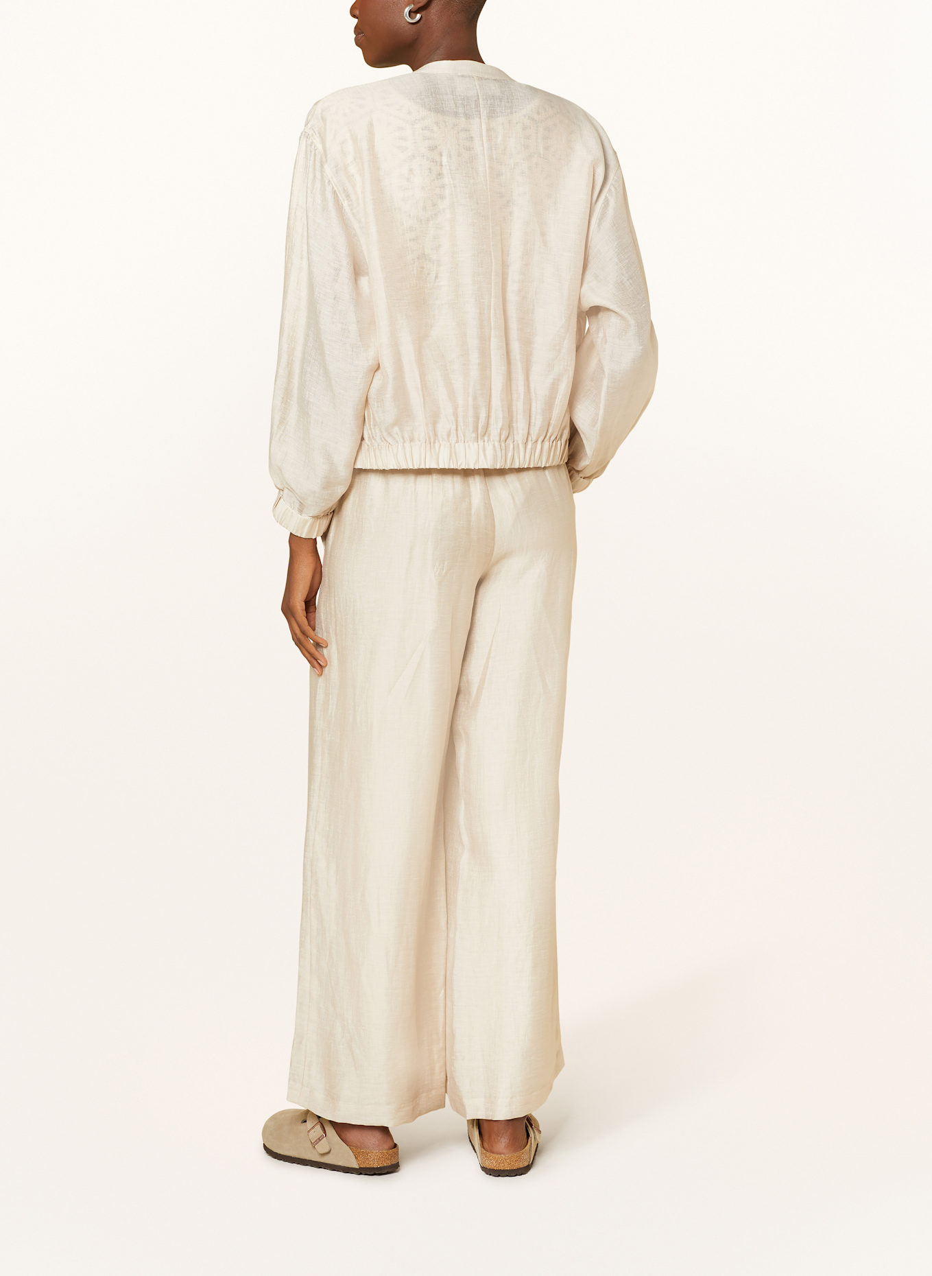 s.Oliver BLACK LABEL Blouson mit Leinen: BEIGE