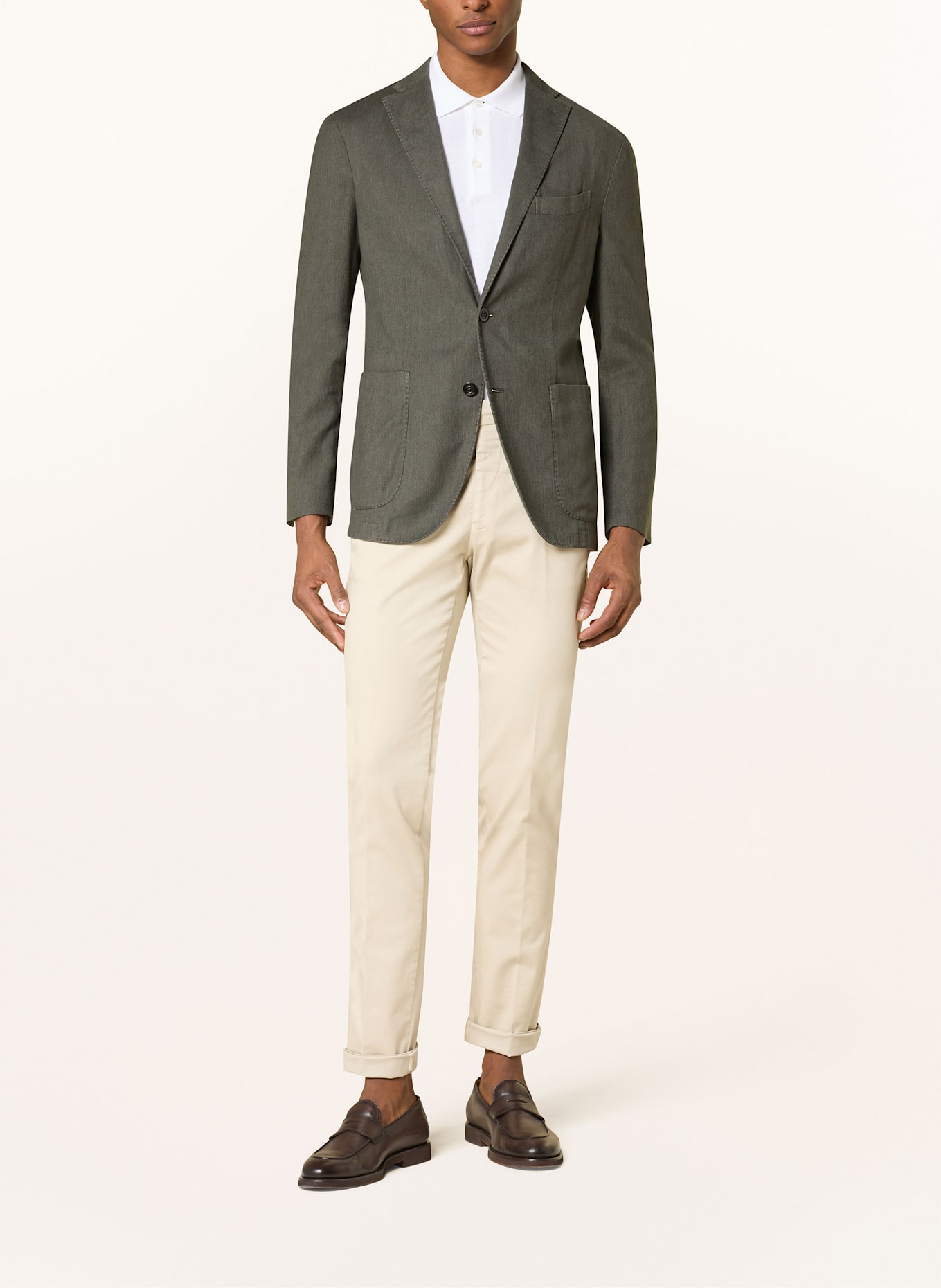 BOGLIOLI Sakko Extra Slim Fit: DUNKELGRAU