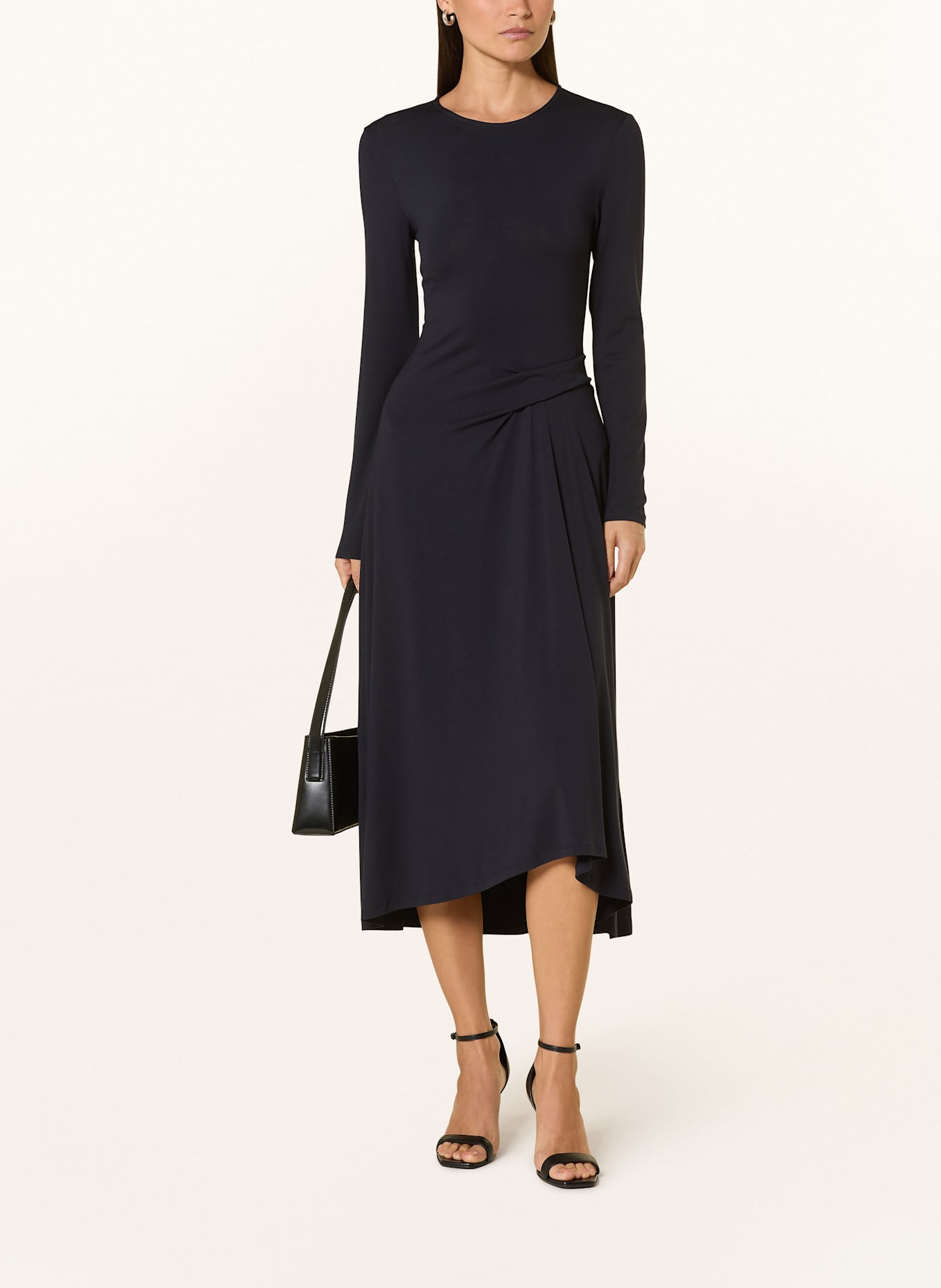 REISS Jersey dress: DARK BLUE