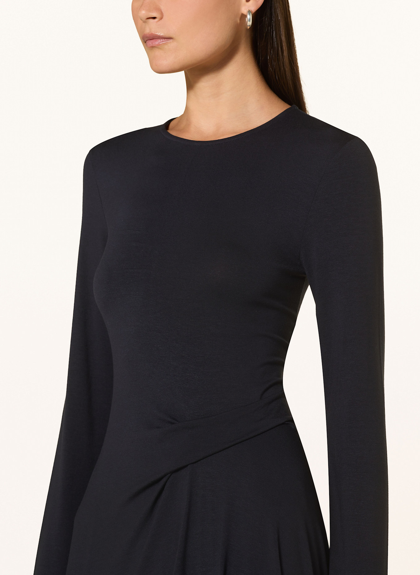 REISS Jersey dress: DARK BLUE