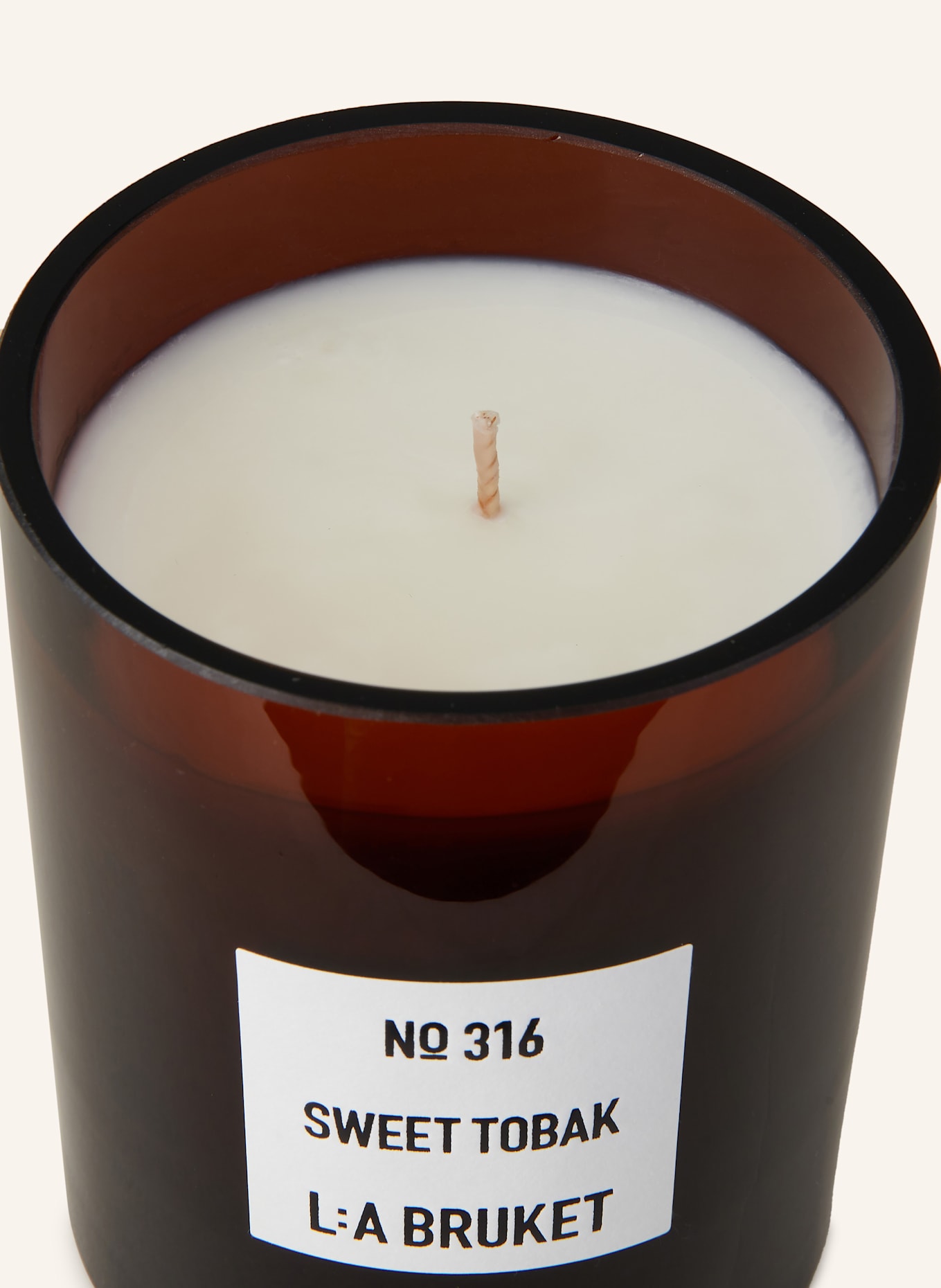 L:A BRUKET Duftkerze SWEET TOBAK: BRAUN