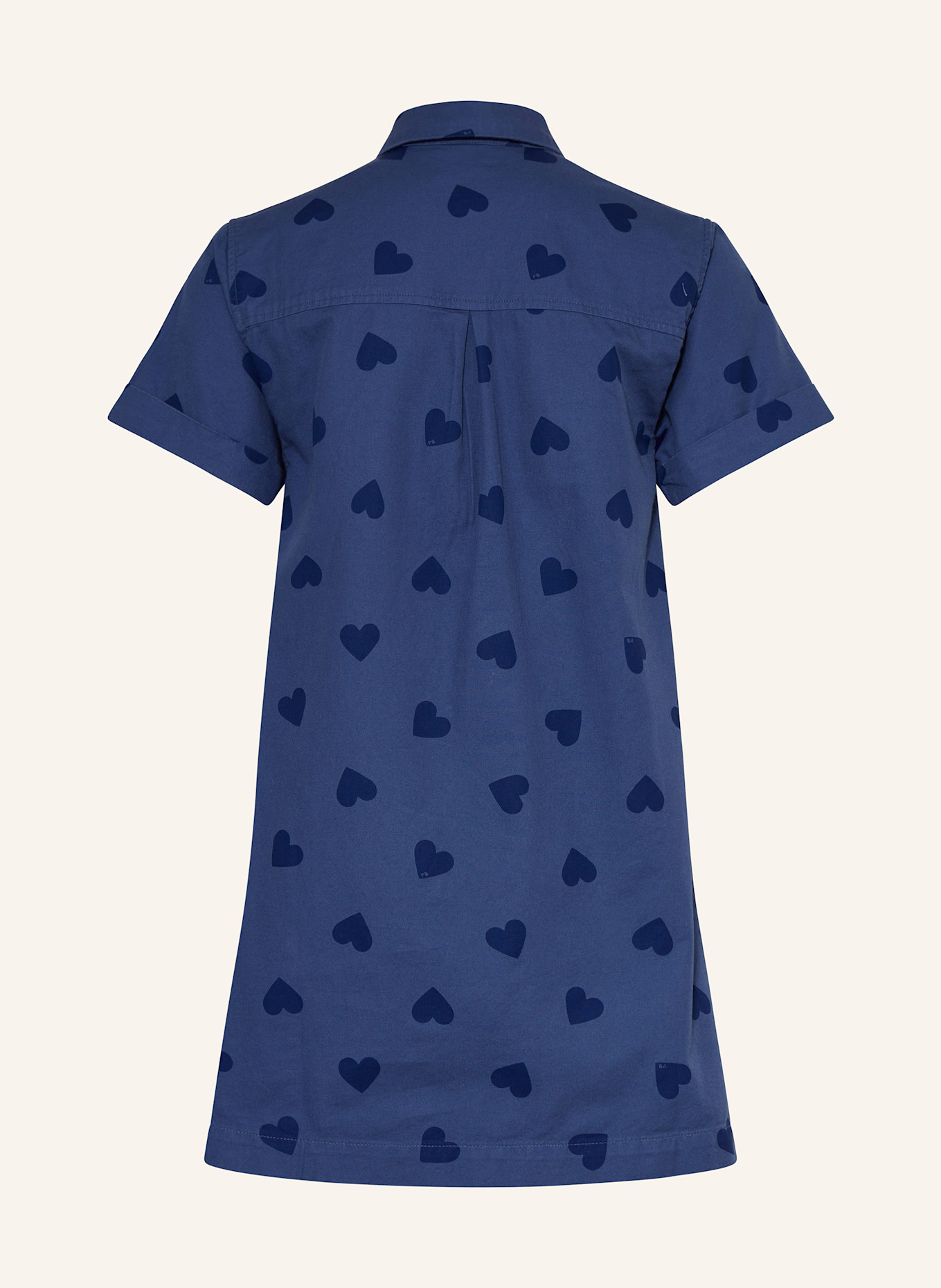 PETIT BATEAU Jeanskleid: BLAU/ DUNKELBLAU