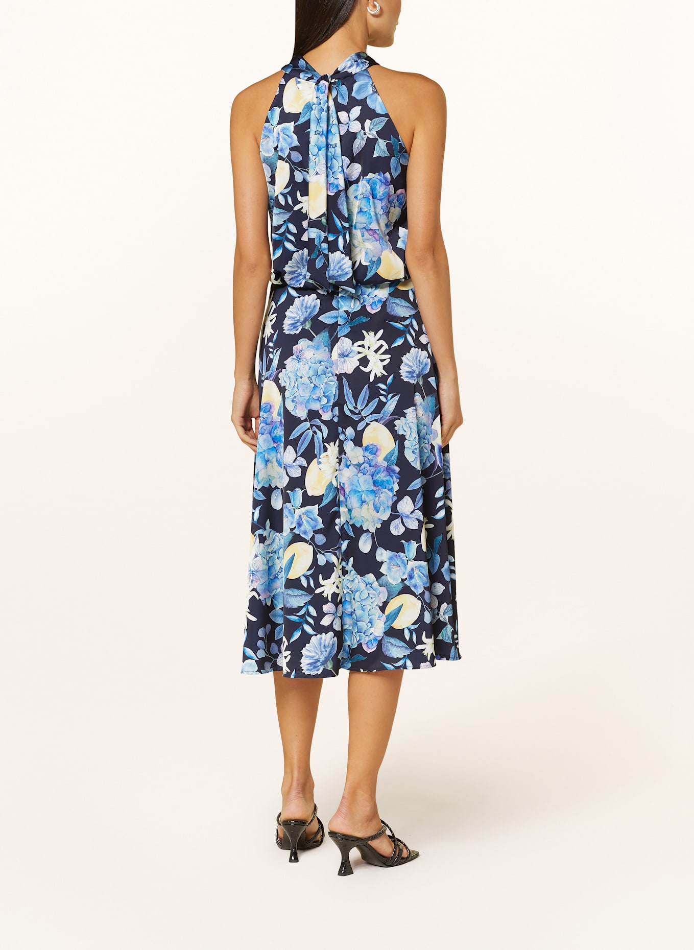 V by Vera Mont Sukienka koktajlowa: GRANATOWY/ JASNONIEBIESKI/ ŻÓŁTY