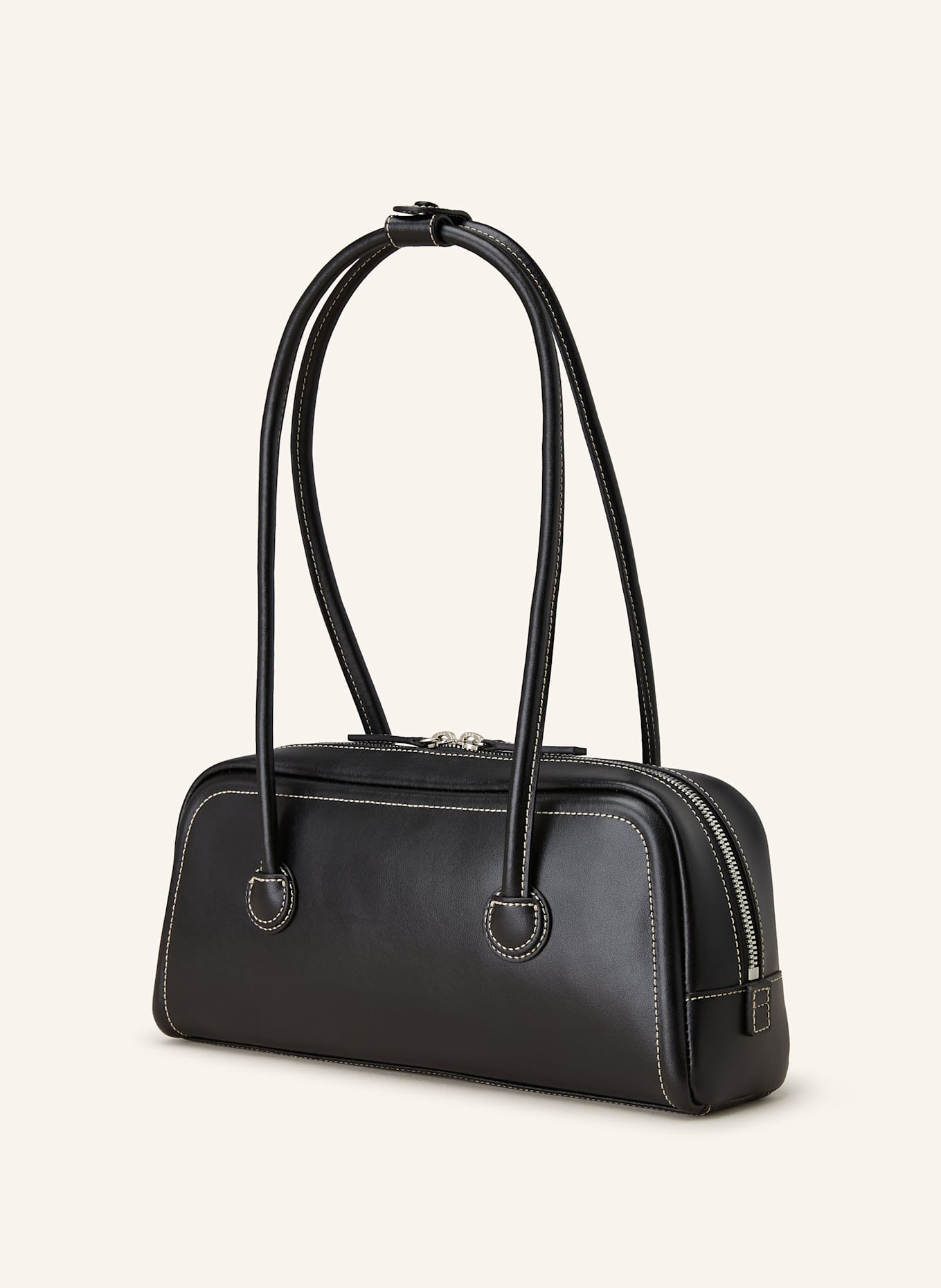 MARGESHERWOOD Handväska SOFT BAGUETTE BAG: SVART