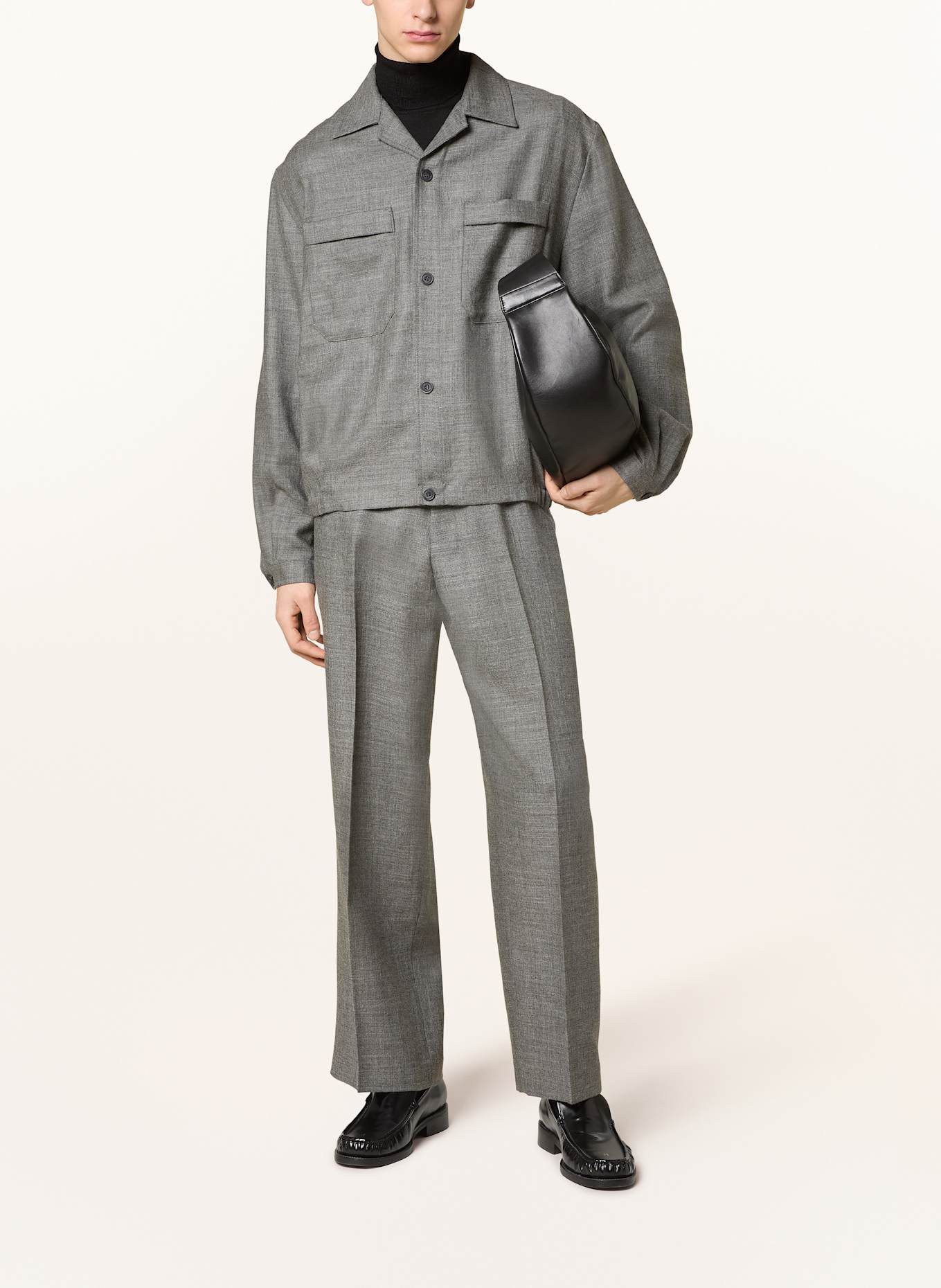 COS Pants in jogger style regular fit: GRAY