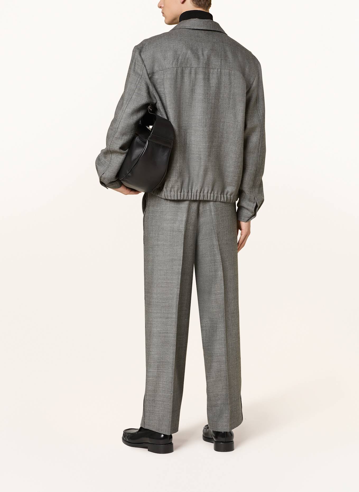COS Pants in jogger style regular fit: GRAY