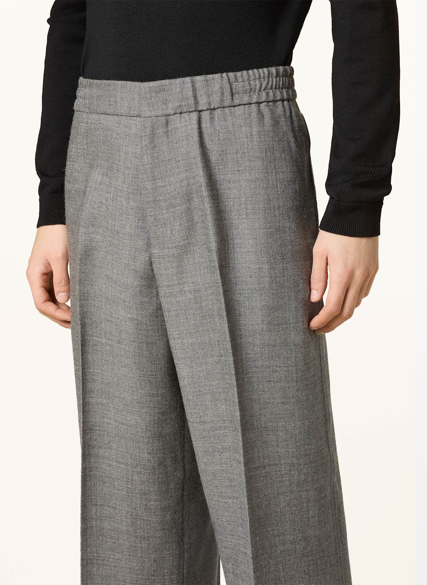 COS Pants in jogger style regular fit: GRAY