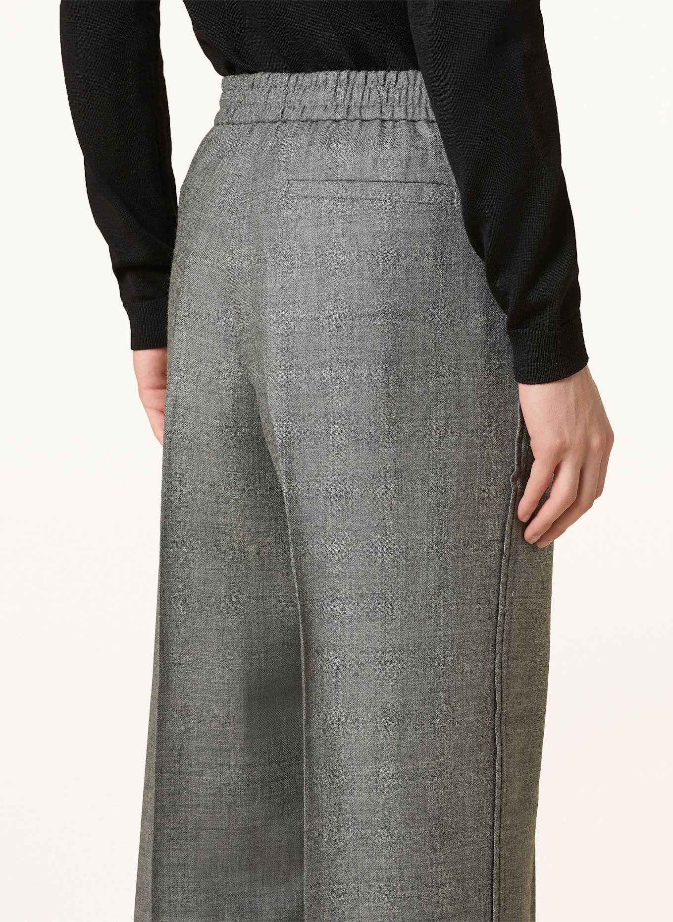 COS Pants in jogger style regular fit: GRAY