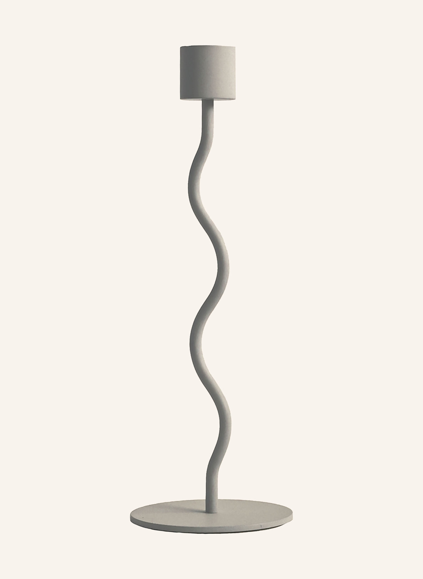 COOEE Design Kerzenhalter CURVED: HELLGRAU