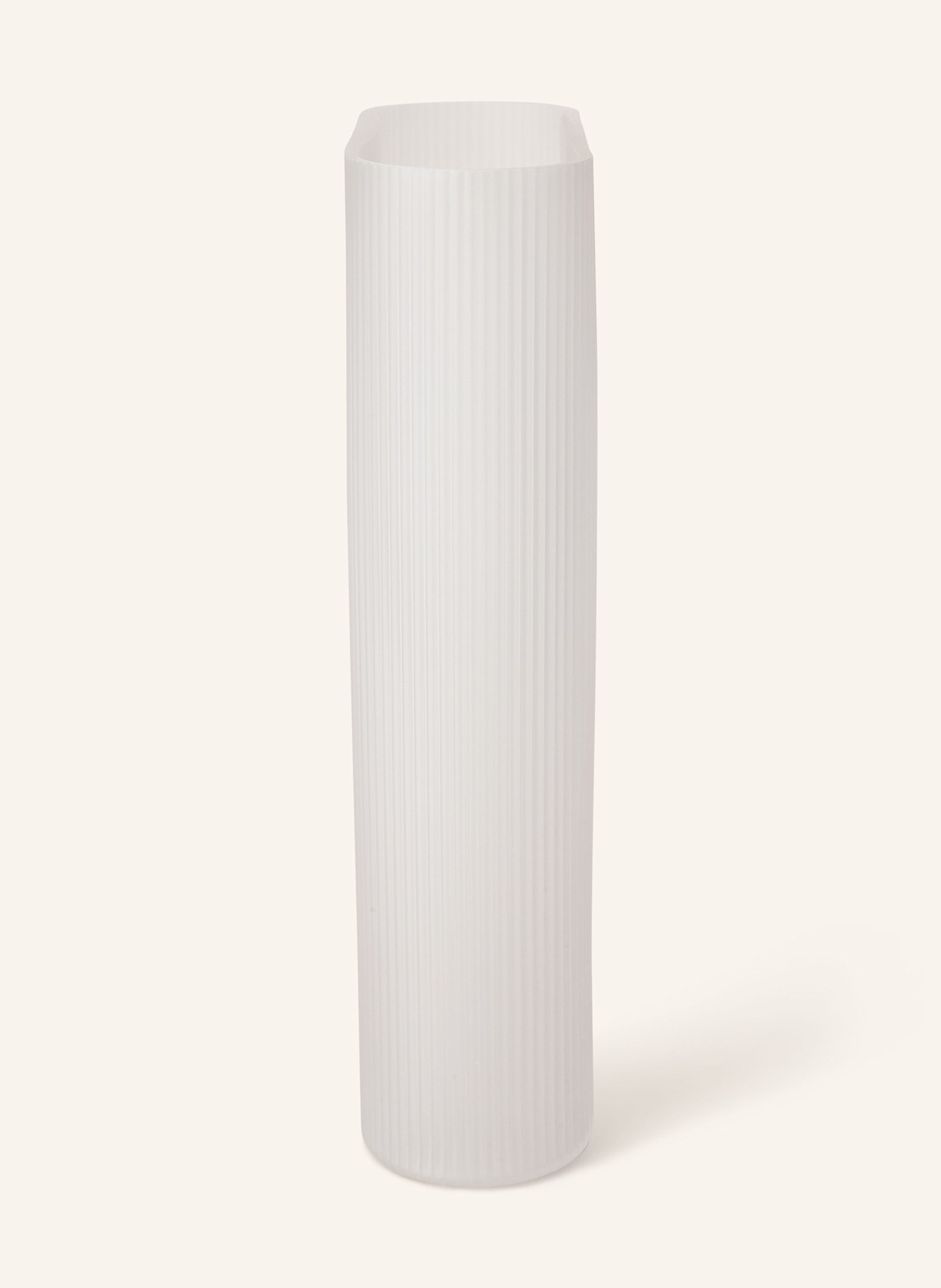 MUUTO Váza RIDGE: White Frosted Glass
