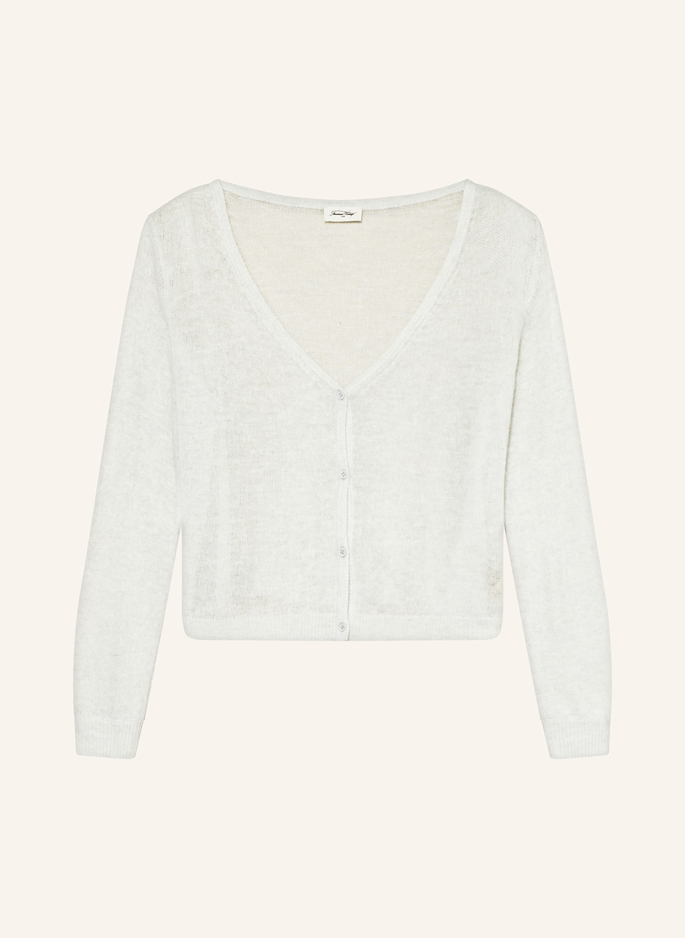 American Vintage Strickjacke: HELLGRAU