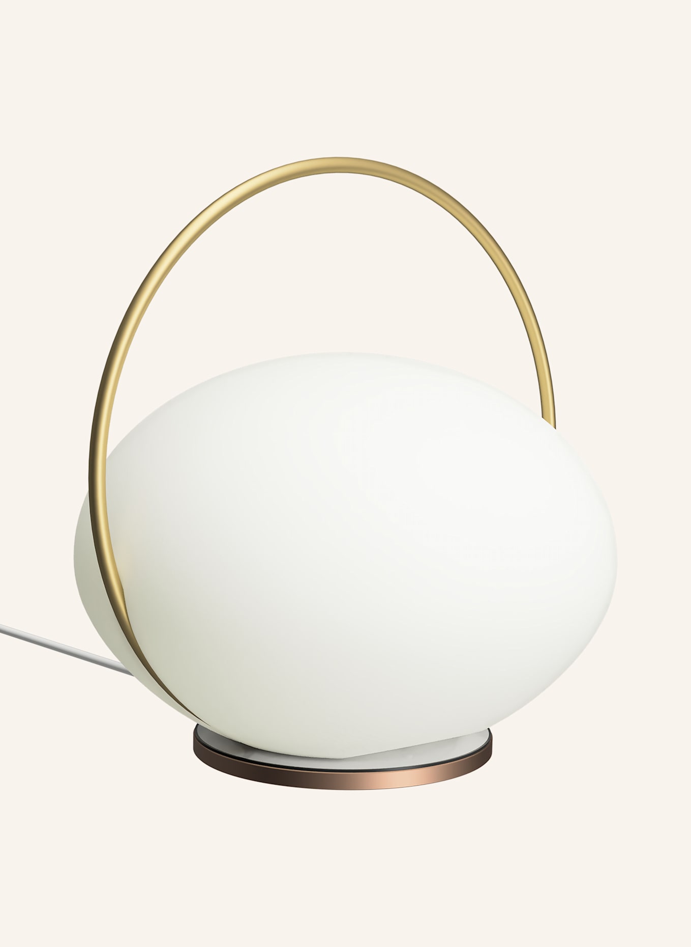 UMAGE Tischleuchte ORBIT: WEISS / GOLD