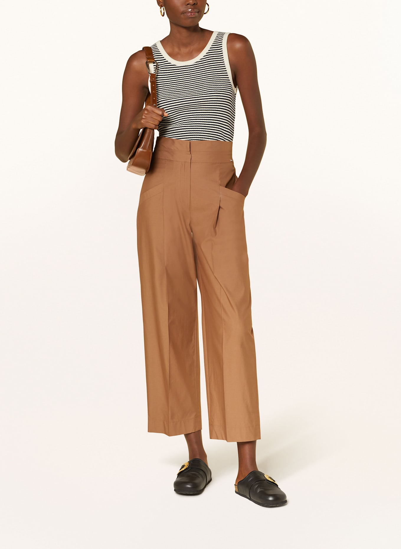 CINQUE 7/8-Hose CISONJA: BRAUN