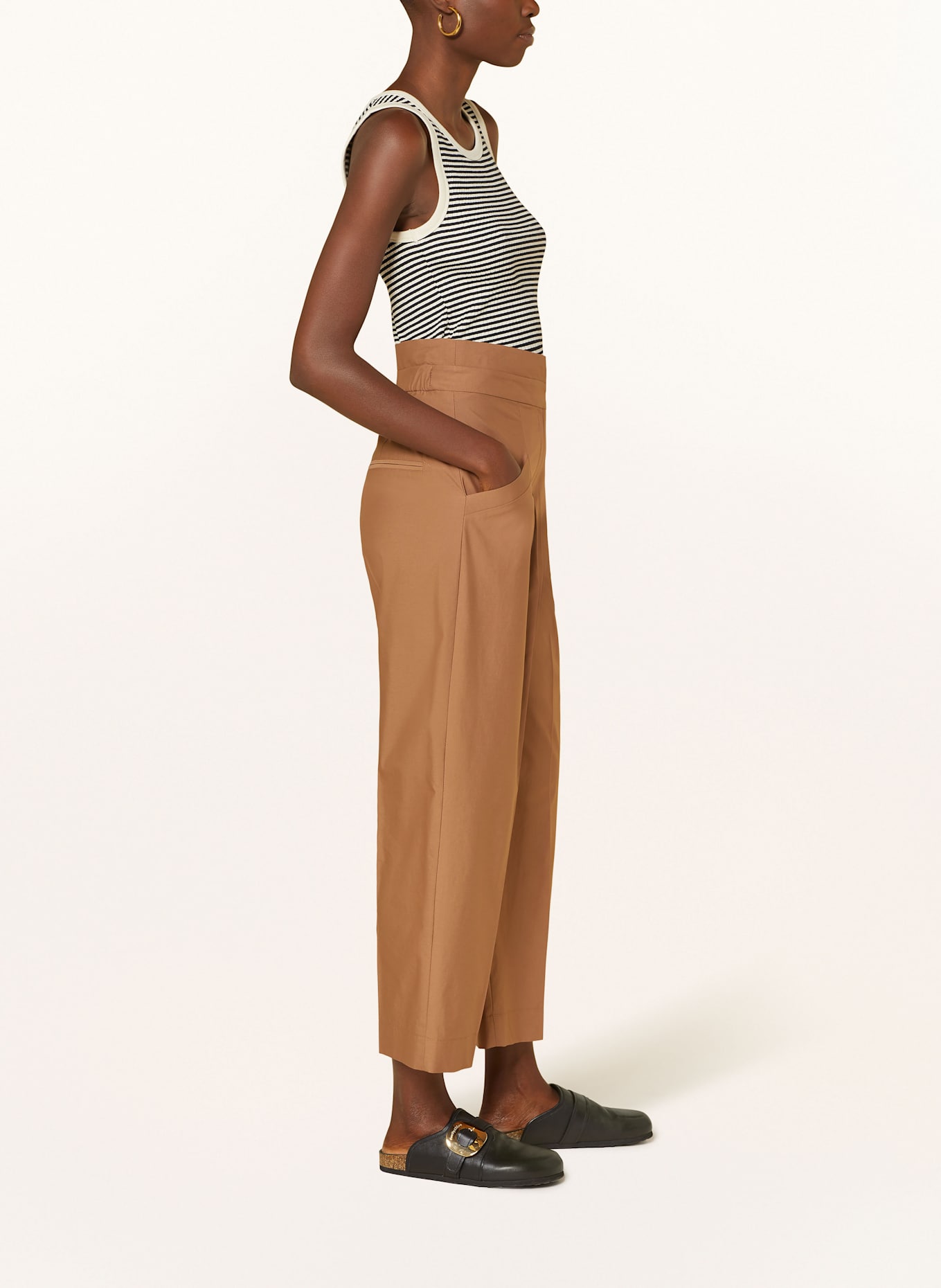 CINQUE 7/8-Hose CISONJA: BRAUN