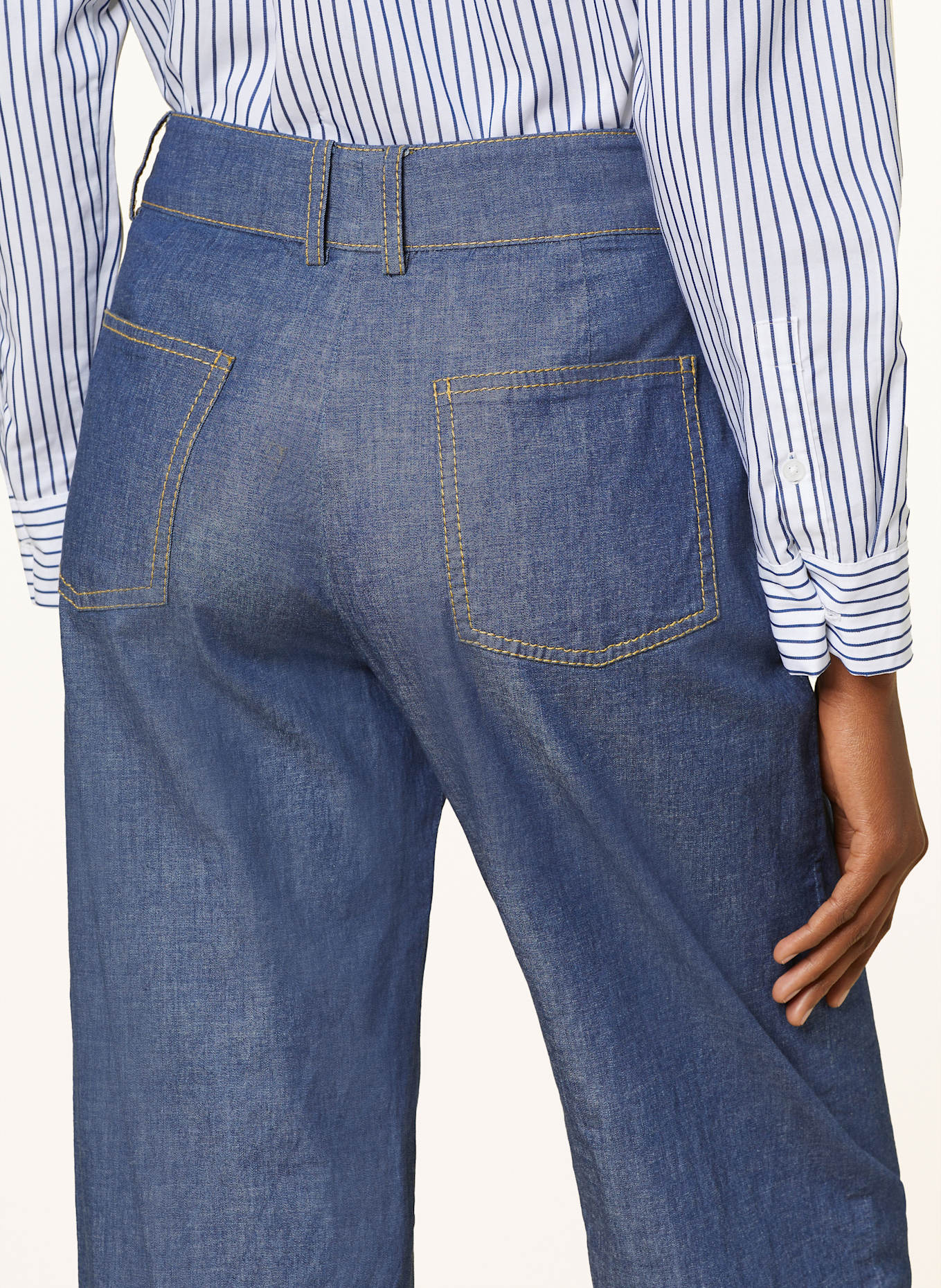 CINQUE Hose CISALTO in Jeansoptik: DUNKELBLAU