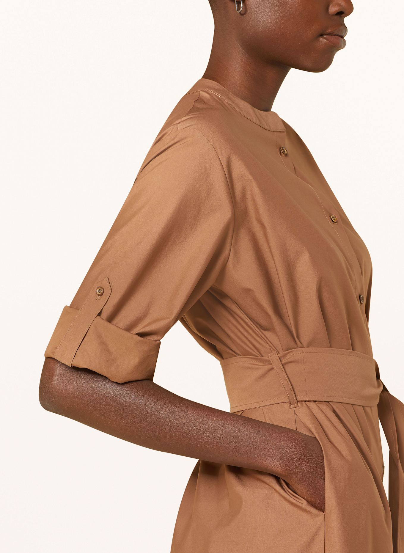 CINQUE Hemdblusenkleid CIDELL mit 3/4-Arm: BRAUN