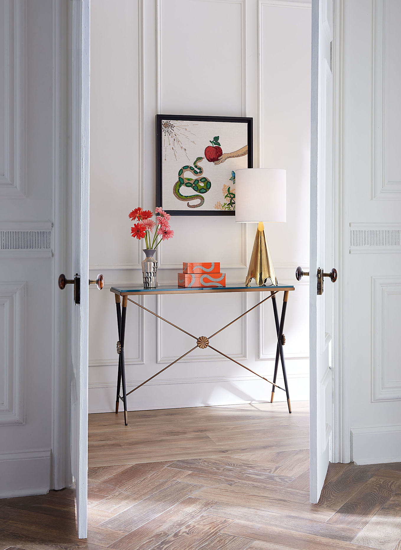 JONATHAN ADLER Aufbewahrungsbox EDEN MEDIUM: ORANGE