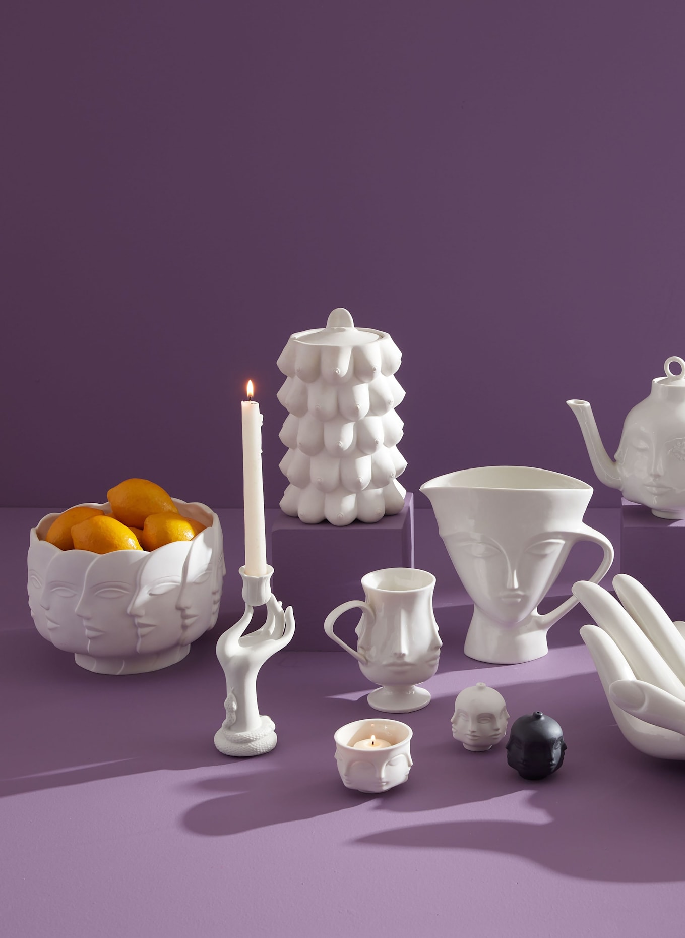 JONATHAN ADLER Bougeoir EVE: BLANC