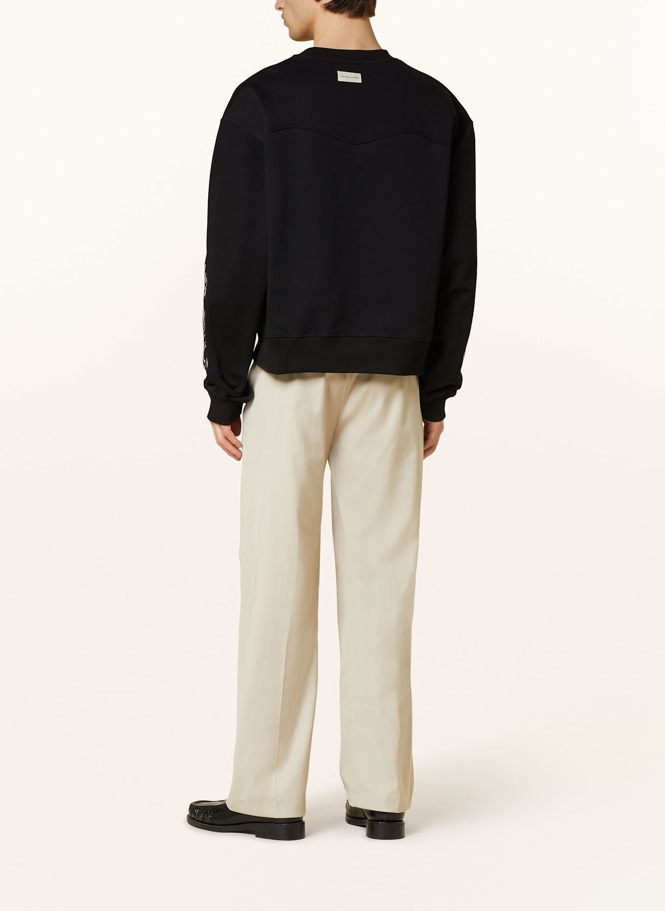 don't waste culture Sweatshirt GRAVIEN: SCHWARZ / CREME