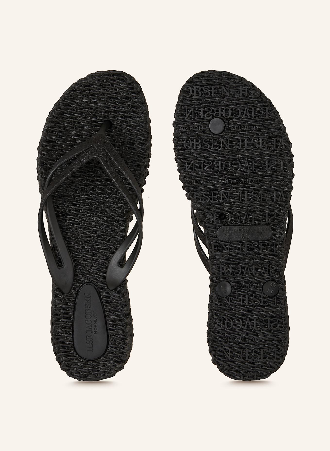 ILSE JACOBSEN Zehentrenner CHEERFUL: SCHWARZ