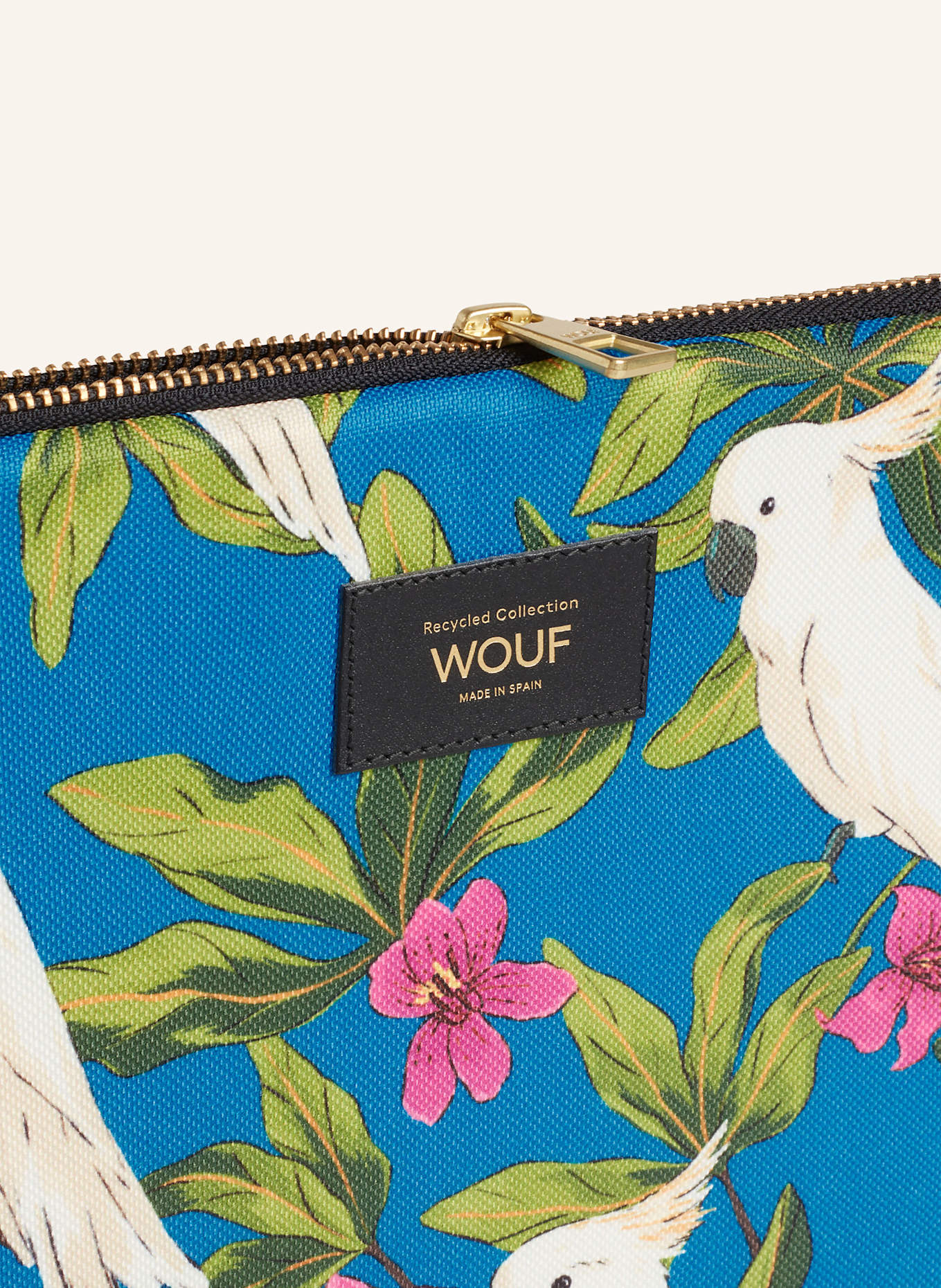 WOUF Etui na laptopa GAIA: NIEBIESKI/ ZIELONY/ BIAŁY