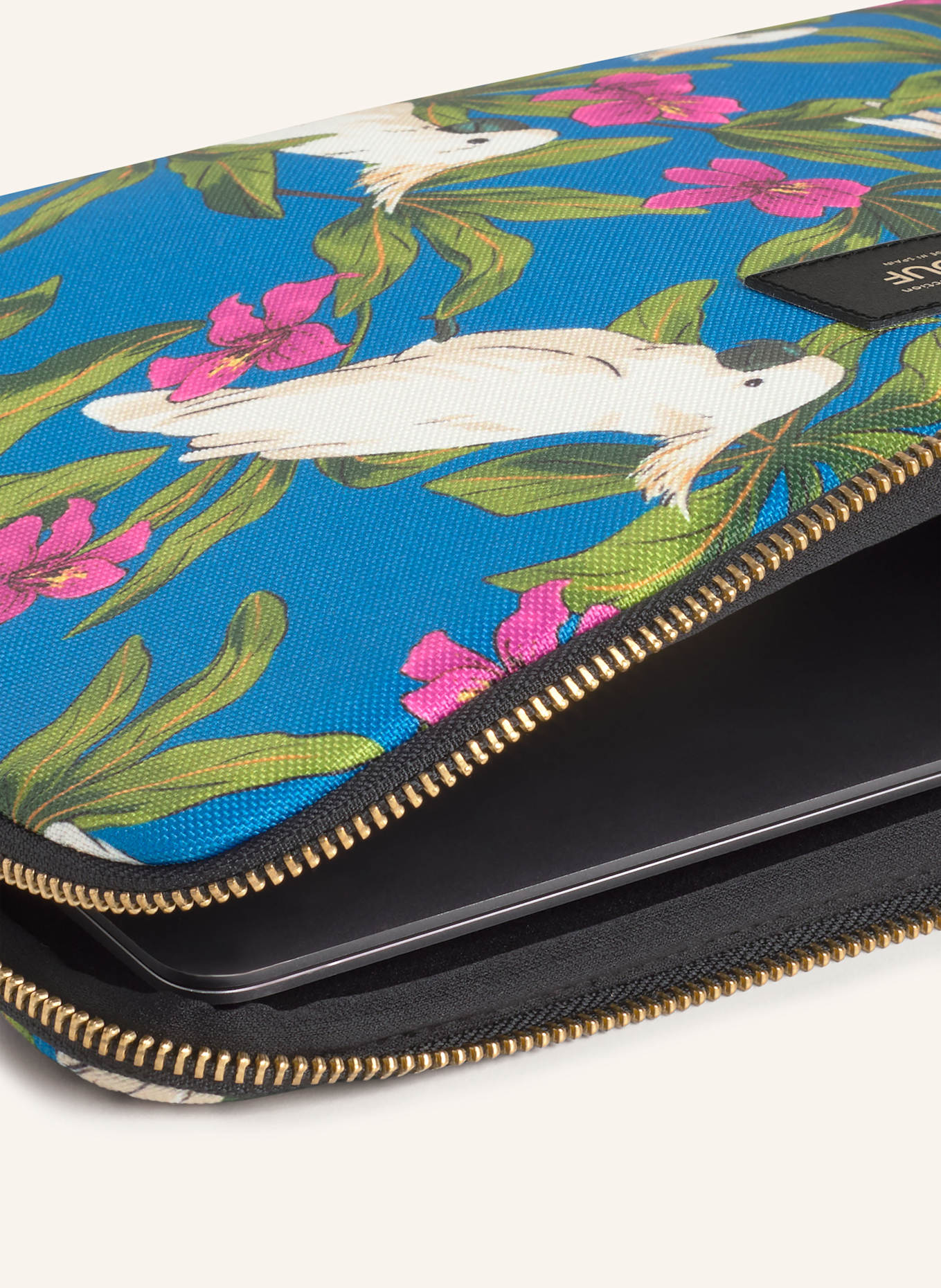 WOUF Etui na laptopa GAIA: NIEBIESKI/ ZIELONY/ BIAŁY