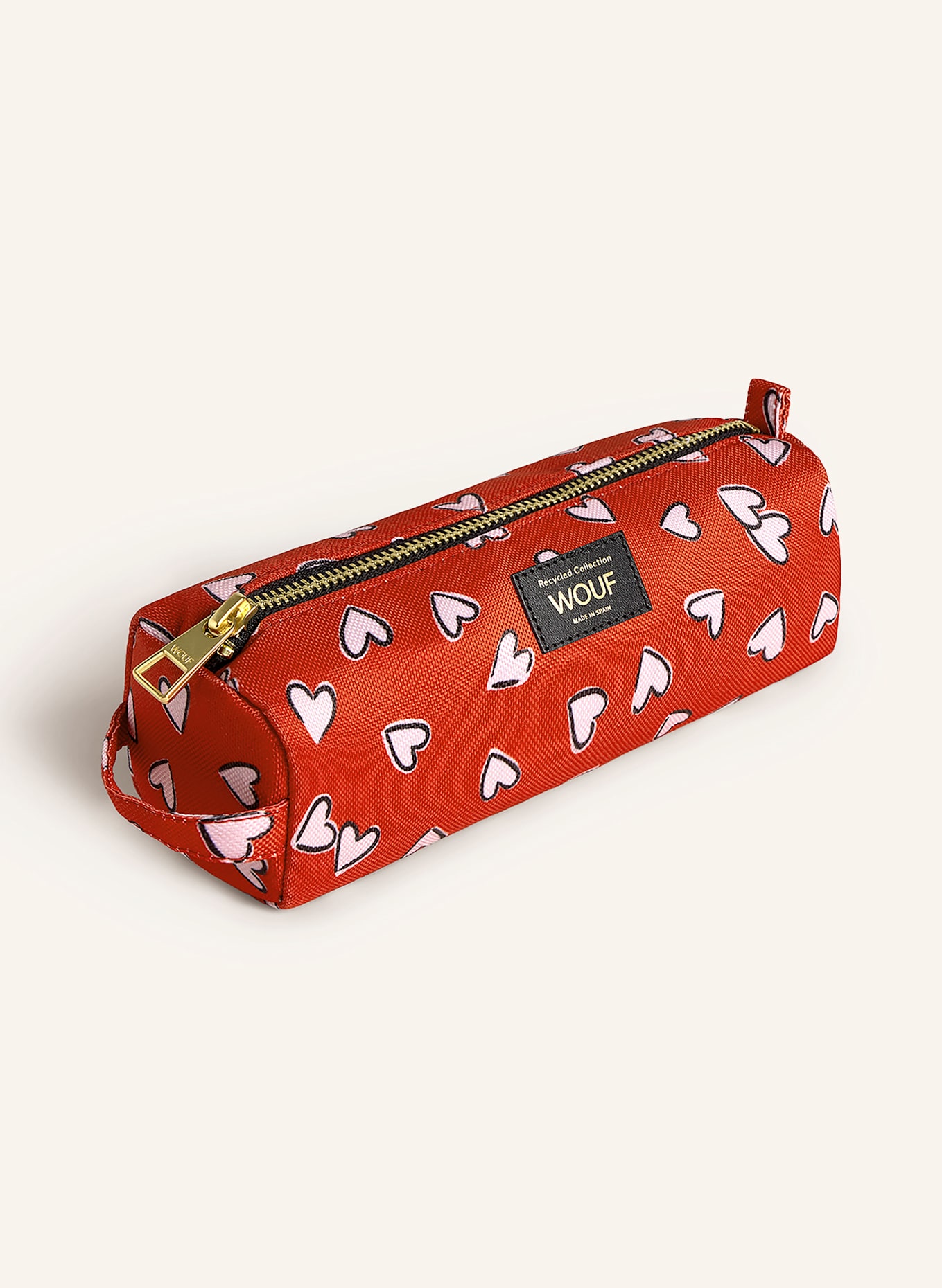 WOUF Stiftetui CRUSH: ROT / WEISS