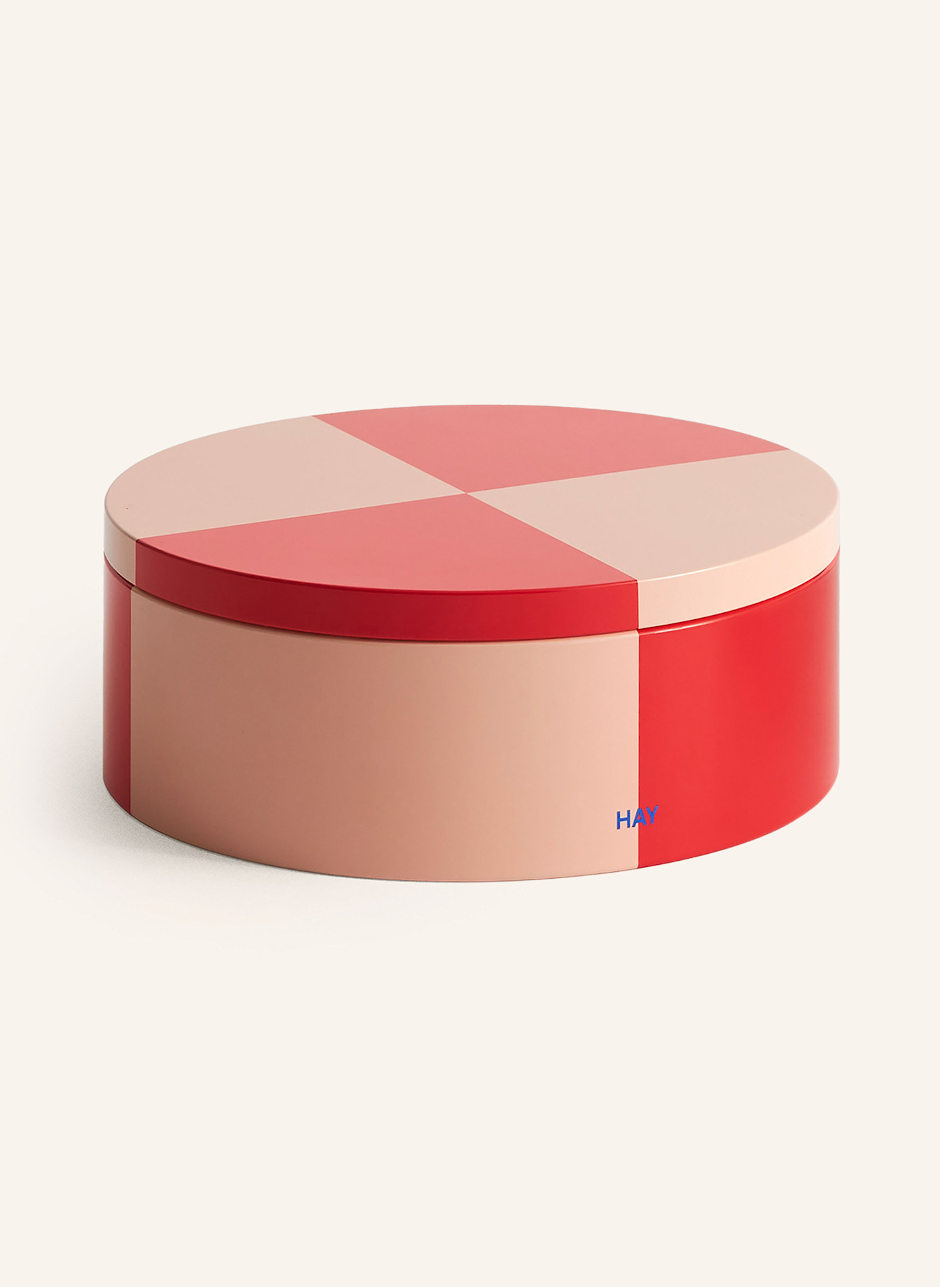 HAY Aufbewahrungsdose TIN ROUND: ROT / ROSA