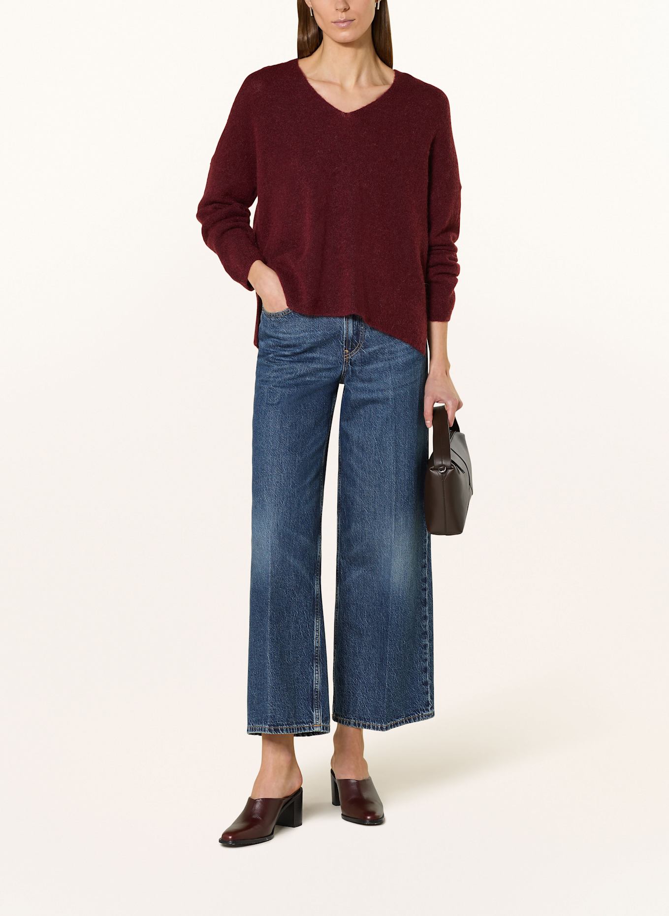 Part Two Pullover TITINA: DUNKELROT